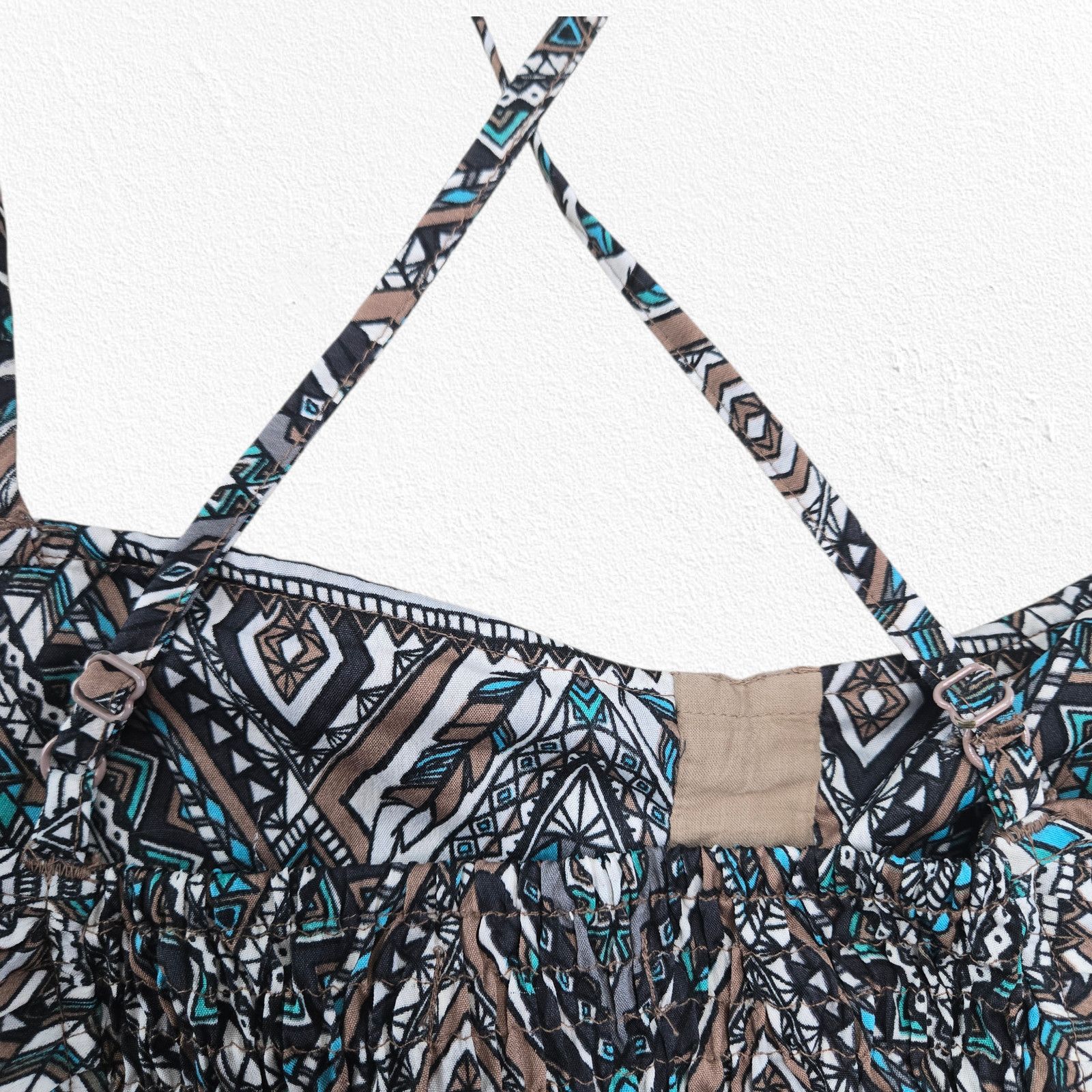 Billabong Billabong Aztec Mini Dress L Boho Size L / US 10 / IT 46 - 10 Thumbnail