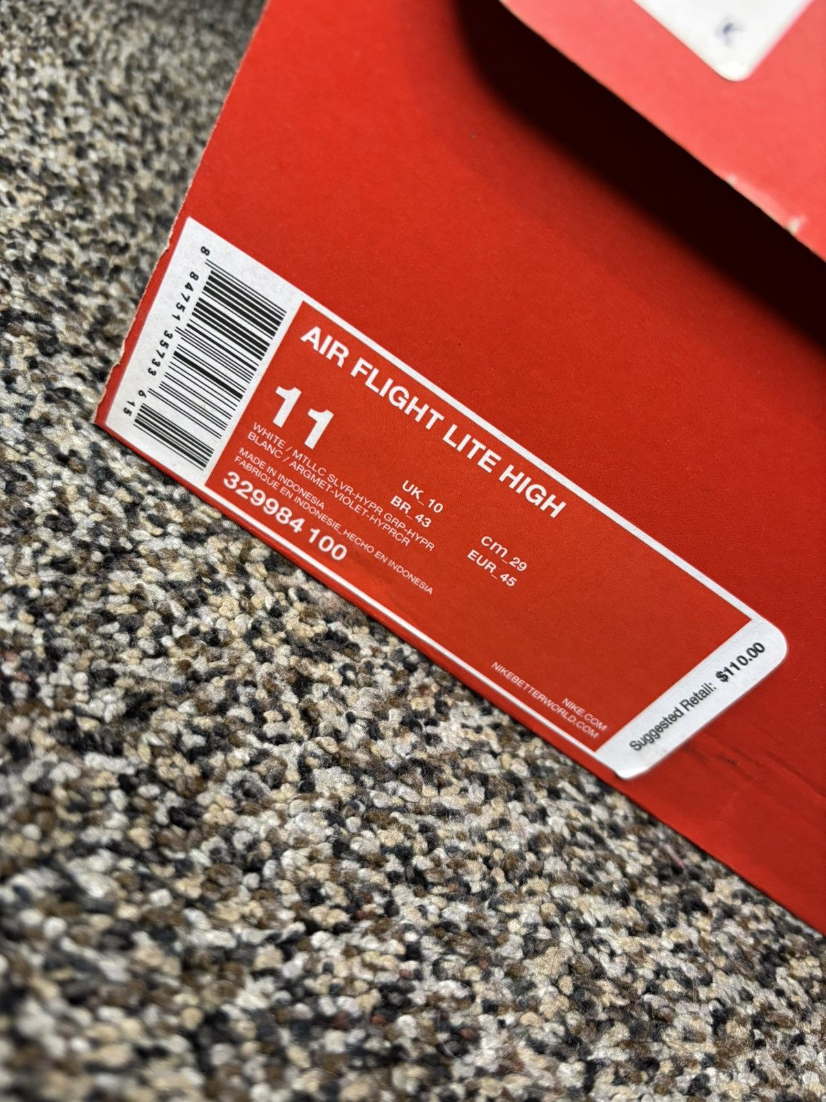 Nike Nike Air Flight Lite High ‘white’ 2k14 Size US 11 / EU 44 - 12 Thumbnail