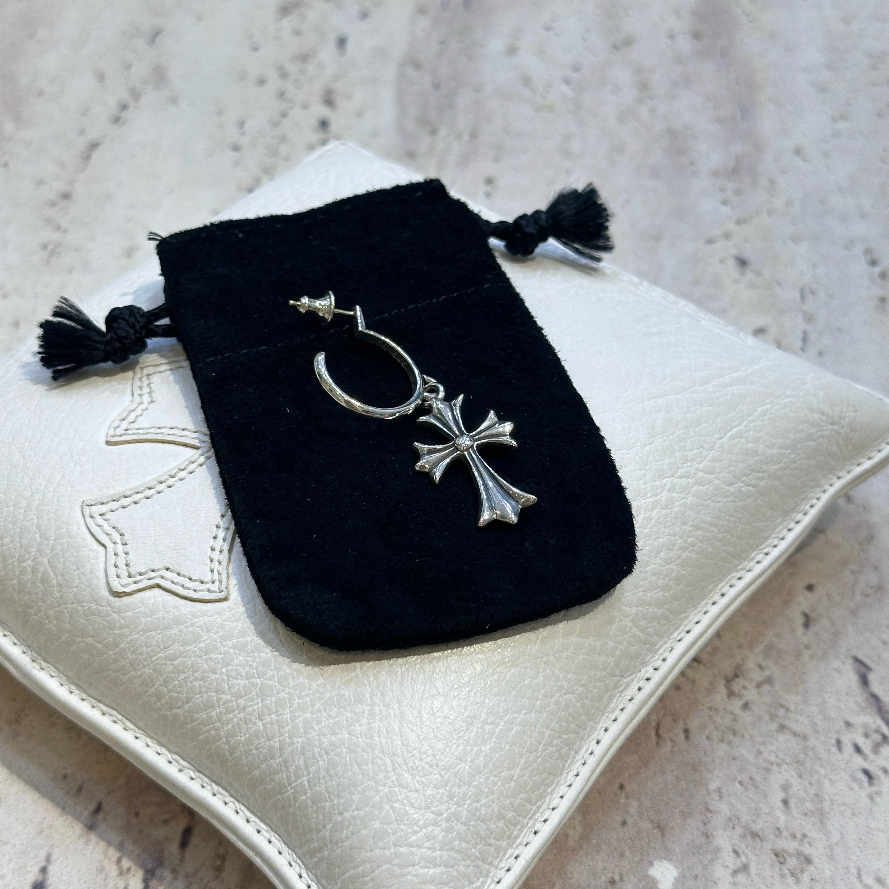 Chrome Hearts CHROME HEARTS Cross Hoop Earring Size ONE SIZE - 12 Thumbnail