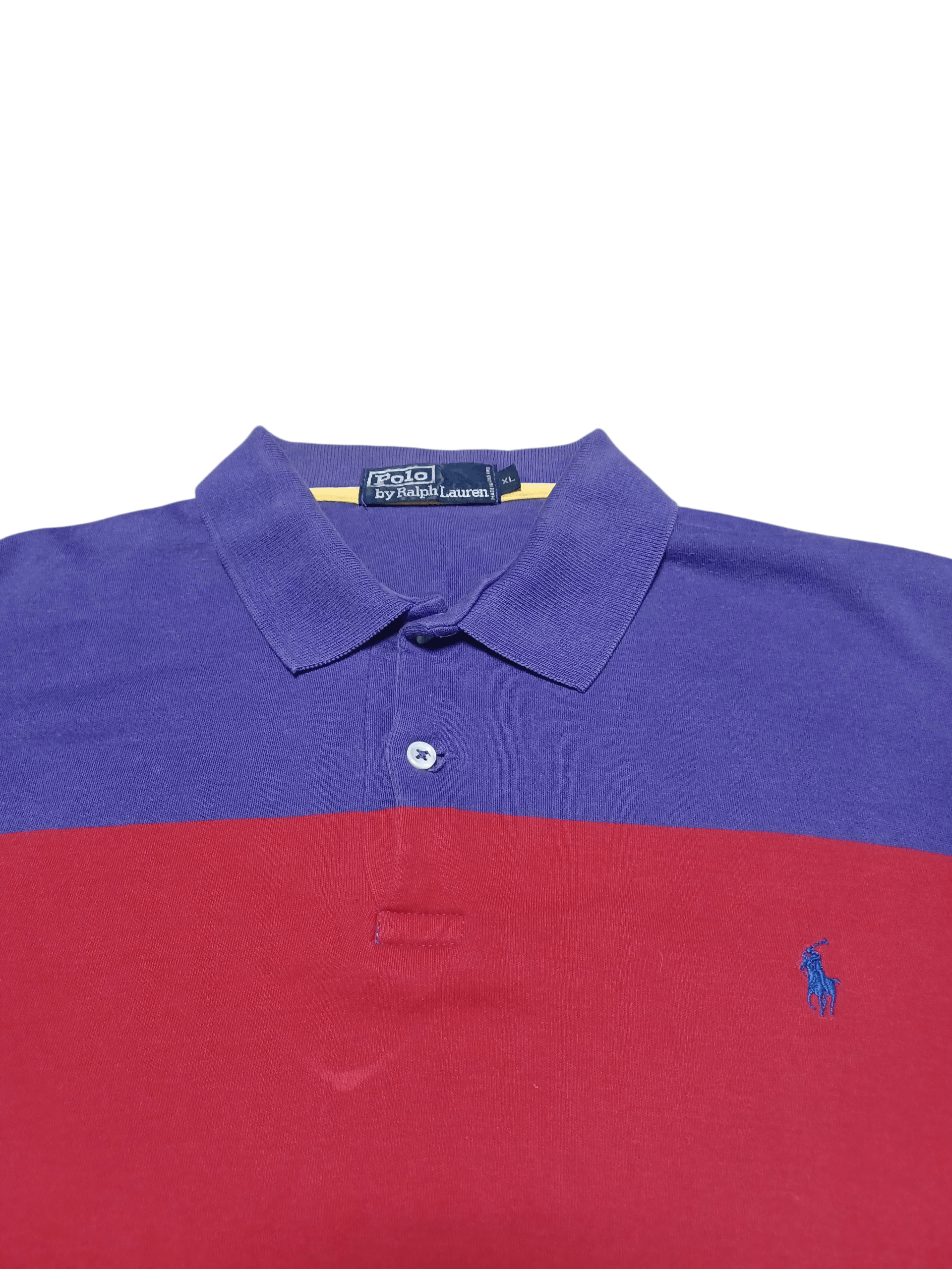 Polo Ralph Lauren POLO RALPH LAUREN VINTAGE LUXURY STRIPED RUGBY SHIRT Size US XL / EU 56 / 4 - 2 Thumbnail