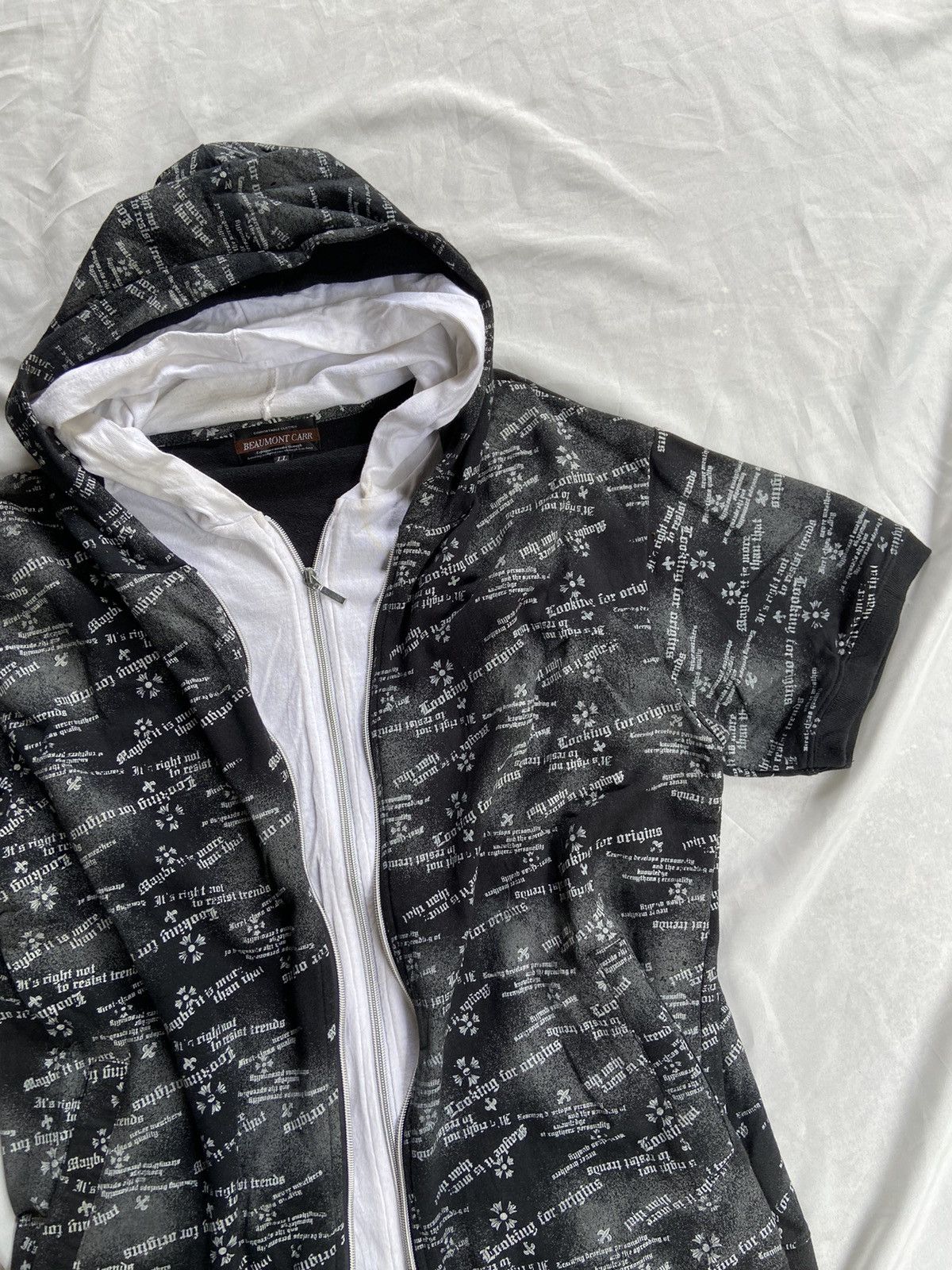 Japanese Brand MAYBE ITS MORE THAN THAT DOUBLE LAYER BEAUMONT CARR ZIP Size US XL / EU 56 / 4 - 14 Thumbnail