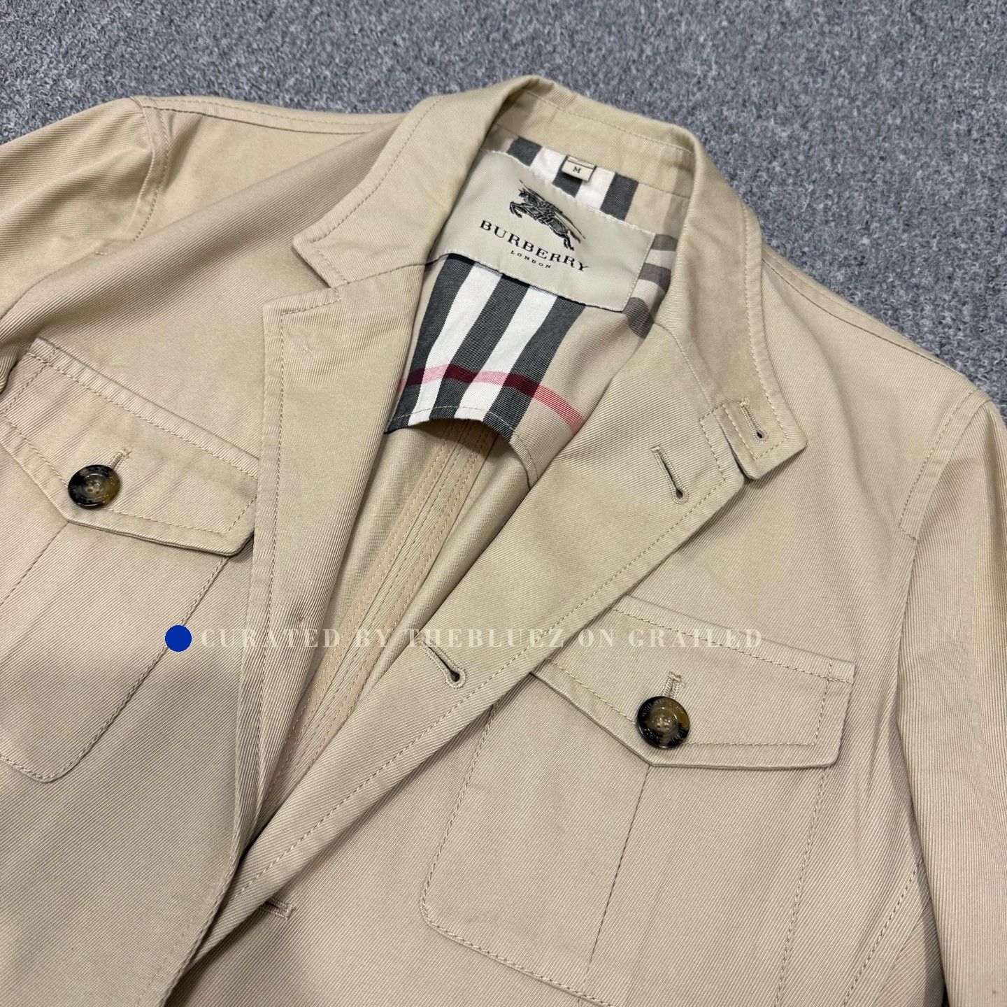Burberry Burberry Khaki Jacket Coat M Size US M / EU 48-50 / 2 - 3 Thumbnail