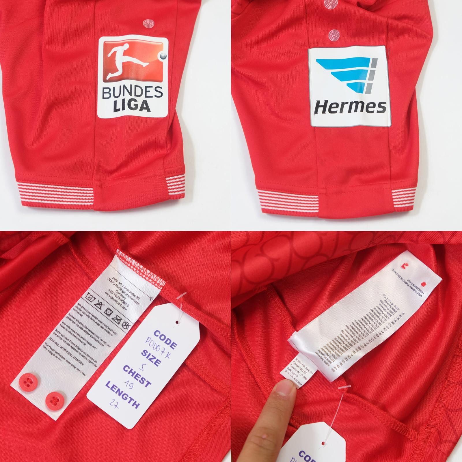 Other 2016/17 Hannover 96 Home Shirt Jako Hotaru (S) Size US S / EU 44-46 / 1 - 6 Thumbnail