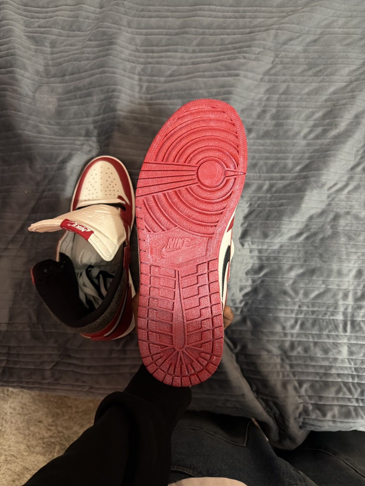 Nike Nike Air Jordan 1 High OG “Lost & Found” (Chicago) Size US 11 / EU 44 - 5 Thumbnail