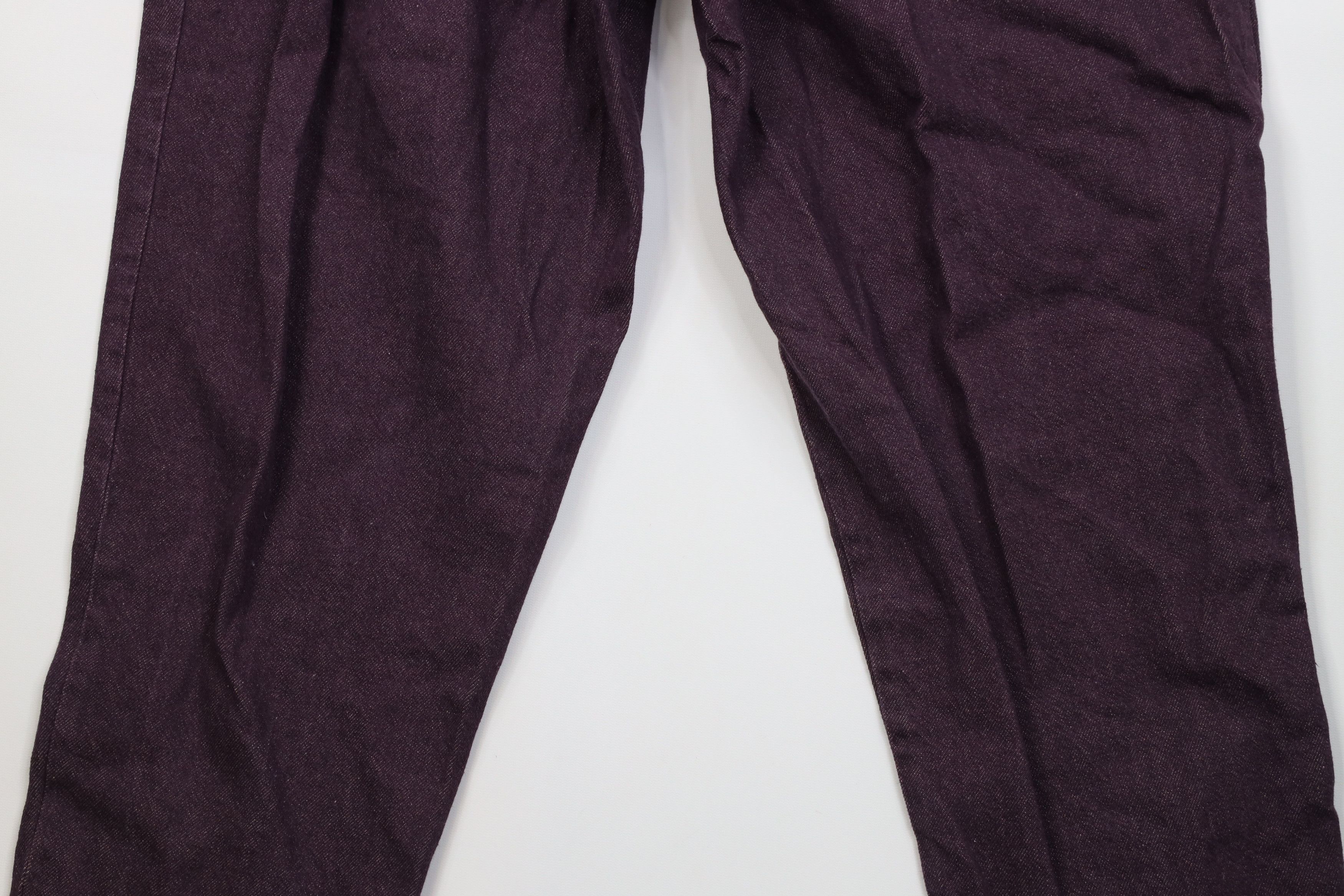 Vintage Vintage 90s Streetwear Utility Denim Jeans Purple USA Size 40" / US 18 - 10 Thumbnail