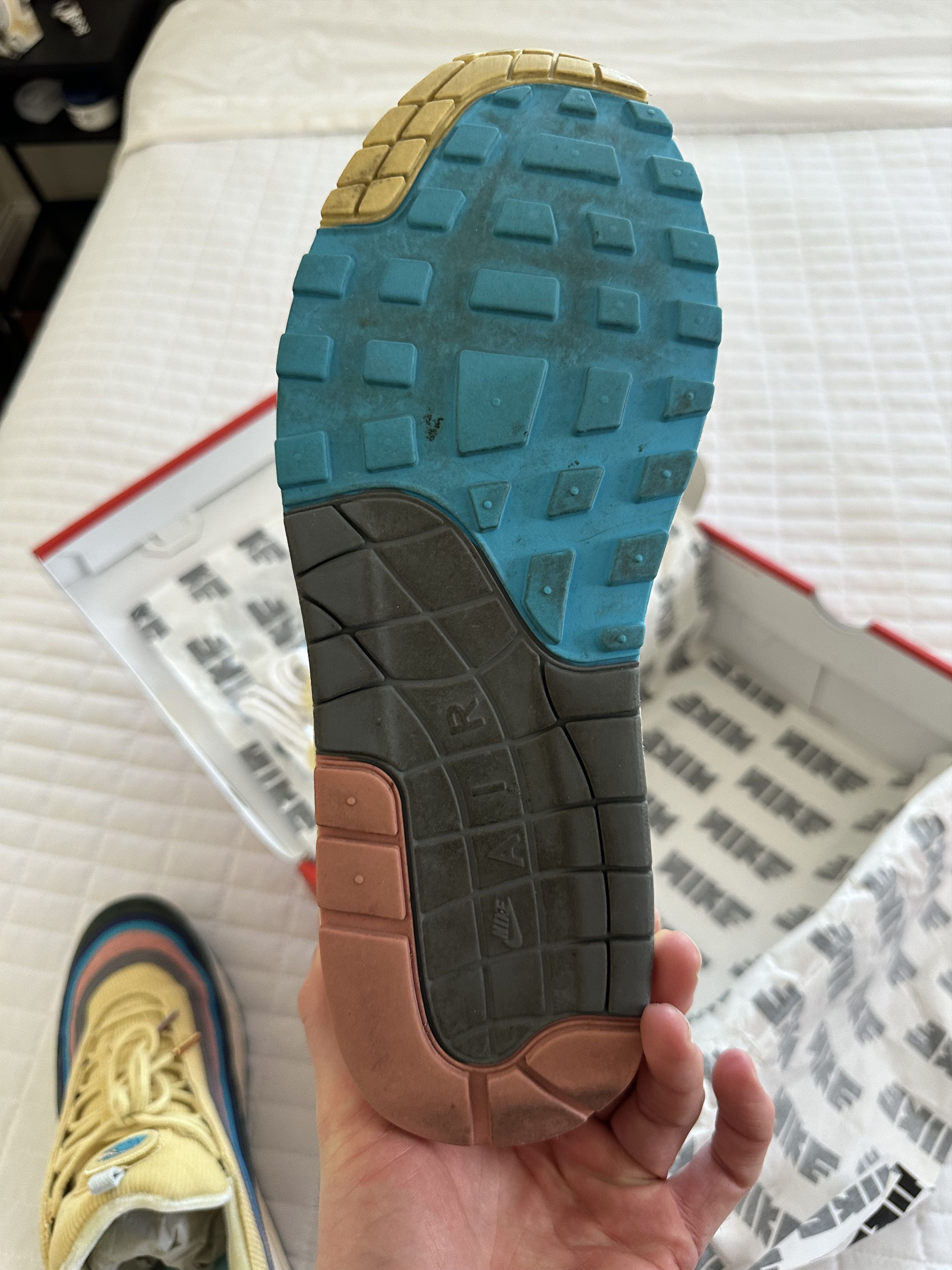 Nike Sean Wotherspoon NIKE AIR MAX 97 Size 11.5 with Box Laces Size US 11.5 / EU 44-45 - 22 Thumbnail