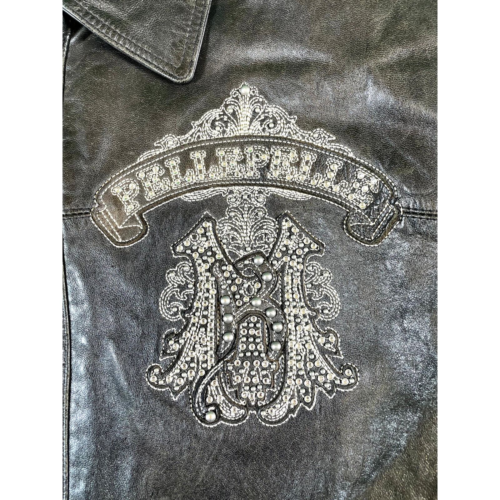 Pelle Pelle Pelle Pelle Vintage Black Bomber Jacket Size US XL / EU 56 / 4 - 3 Thumbnail