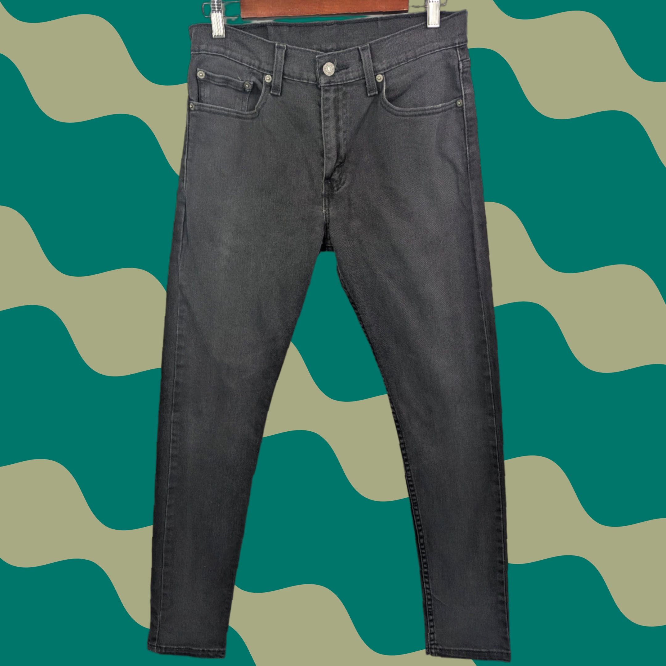 Levi's Levi’s Levi's 512 Jeans Mens Size 30x32 Black Slim Fit Taper Leg Denim Pants Jeans Size US 30 / EU 46 - 1 Thumbnail