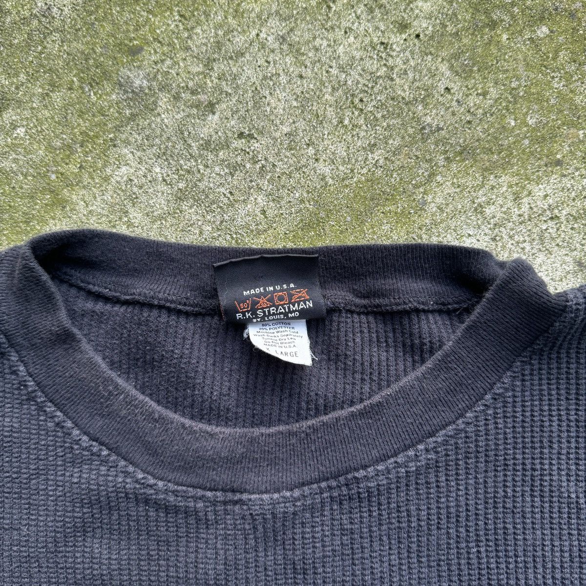 Harley Davidson VINTAGE HARLEY DAVIDSON FLAME LOGO THERMAL LONGSLEEVE NYC XL Size US XL / EU 56 / 4 - 6 Thumbnail