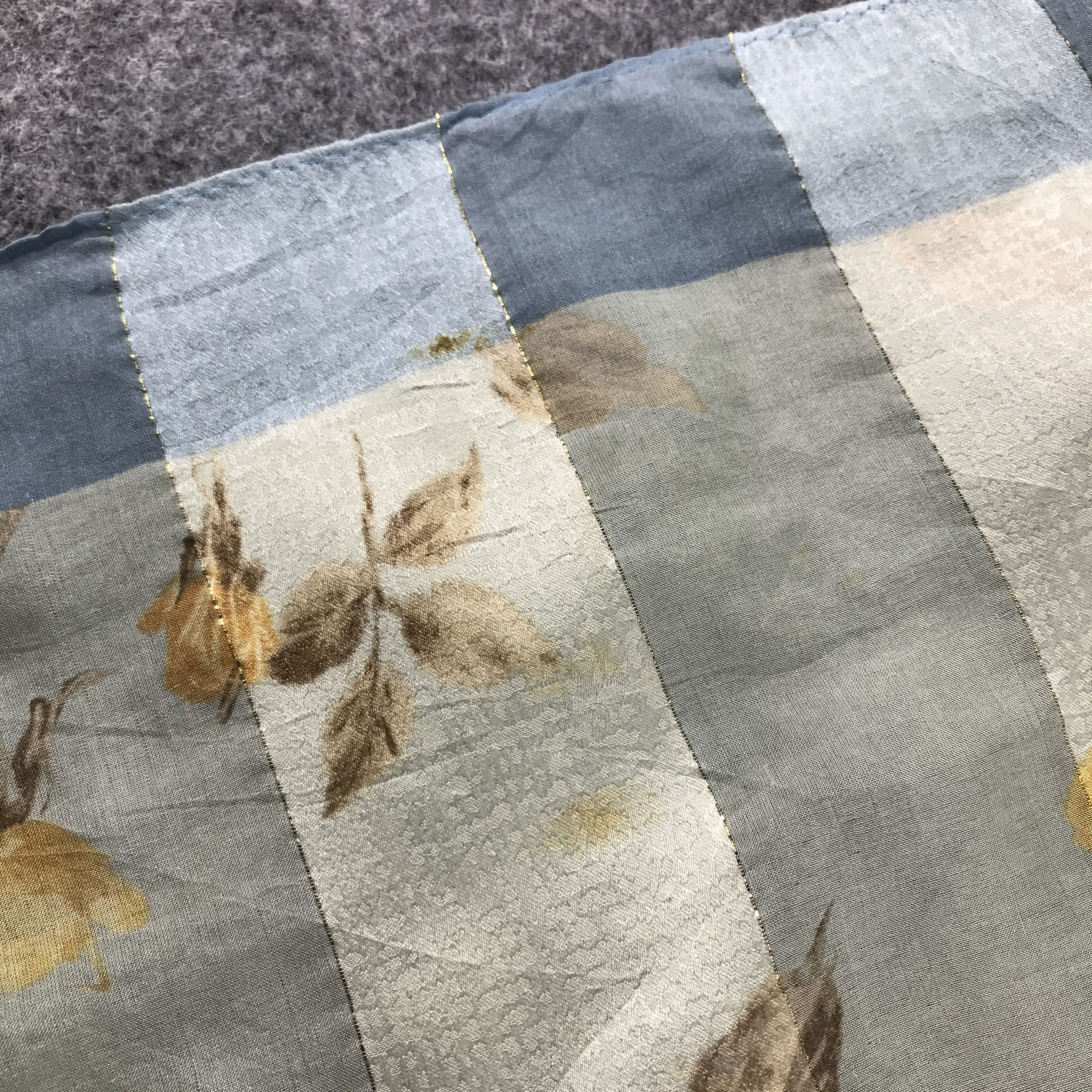 Japanese Brand Vintage Philippe V Floral Silk Scarf M18 Size ONE SIZE - 10 Thumbnail
