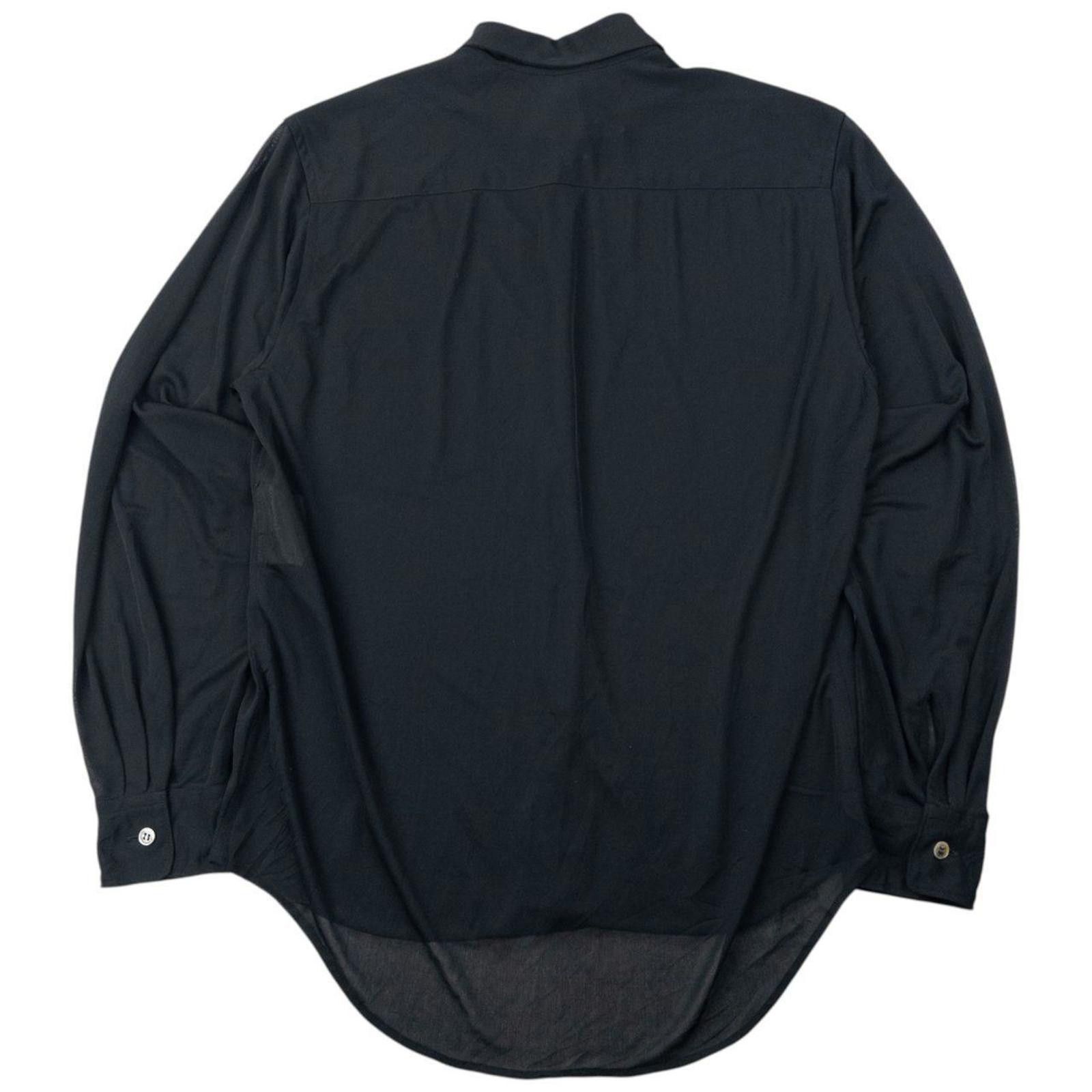 Comme des Garcons Vintage 90s Comme Des Garçons Sheer Long Sleeve Shirt Size S Size US S / EU 44-46 / 1 - 2 Thumbnail