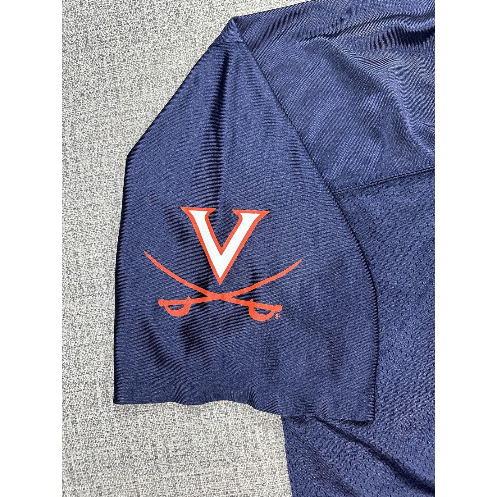 Nike Virginia Cavaliers Jersey 2006 Mens 2XL Blue Nike Team Mesh Size US XXL / EU 58 / 5 - 13 Thumbnail