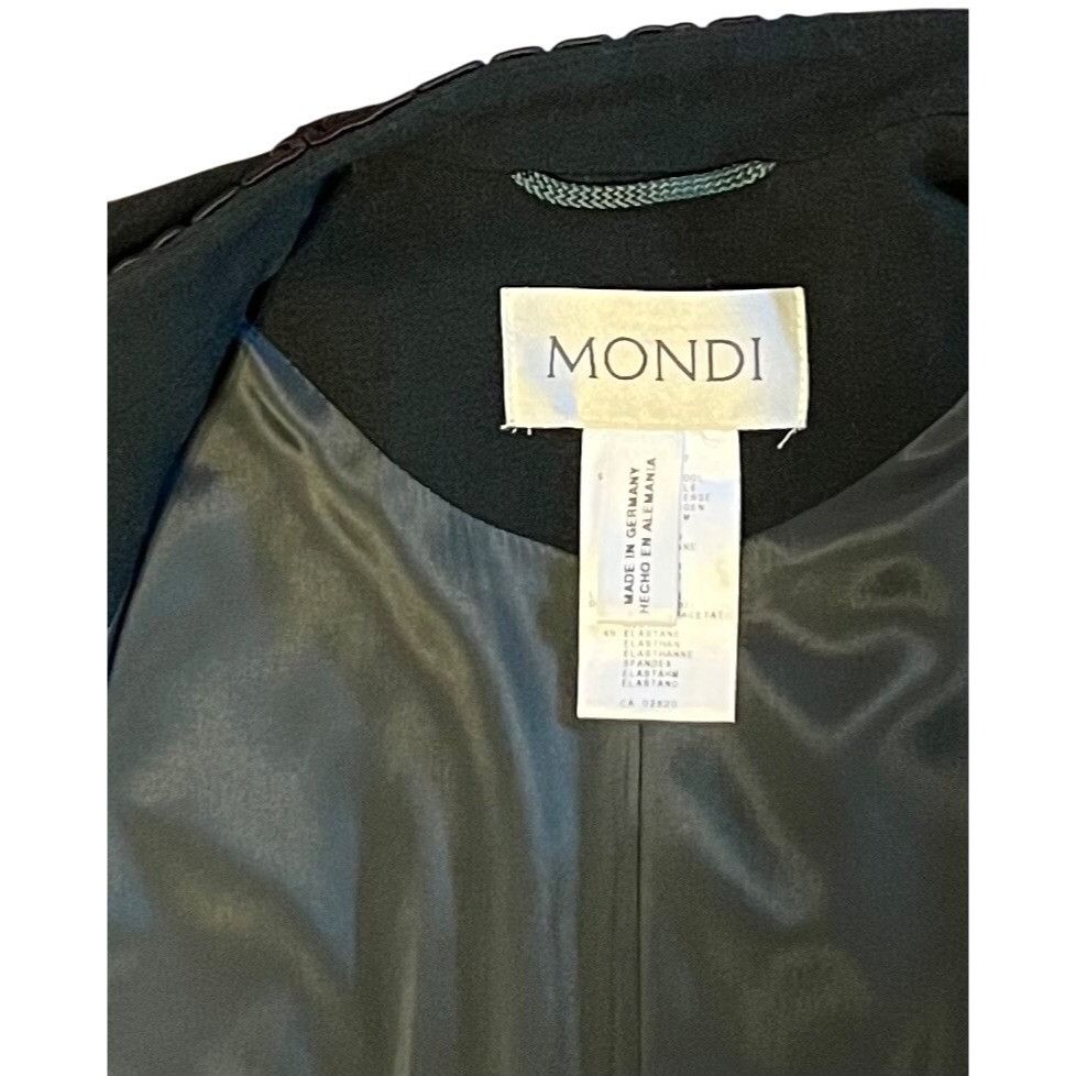 Vintage VTG 80’s Mondi 34 6 Wool Blazer Pockets Long Jacket Germany Size M / US 6-8 / IT 42-44 - 6 Thumbnail