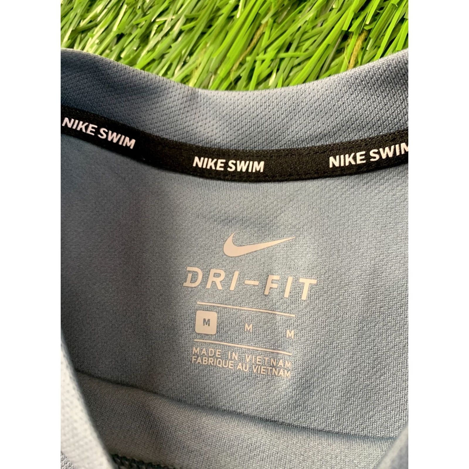 Nike NIKE Swim Dri-Fit Just Do It T-Shirt Jersey 2021 Men Size M Gray Short Sleeve Casual Knee-length? (note) Size US M / EU 48-50 / 2 - 6 Thumbnail