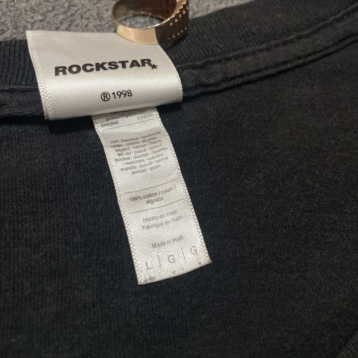 Rockstar Games Vintage Rockstar Games 1998 Spell Out T-shirt Size US L / EU 52-54 / 3 - 8 Thumbnail