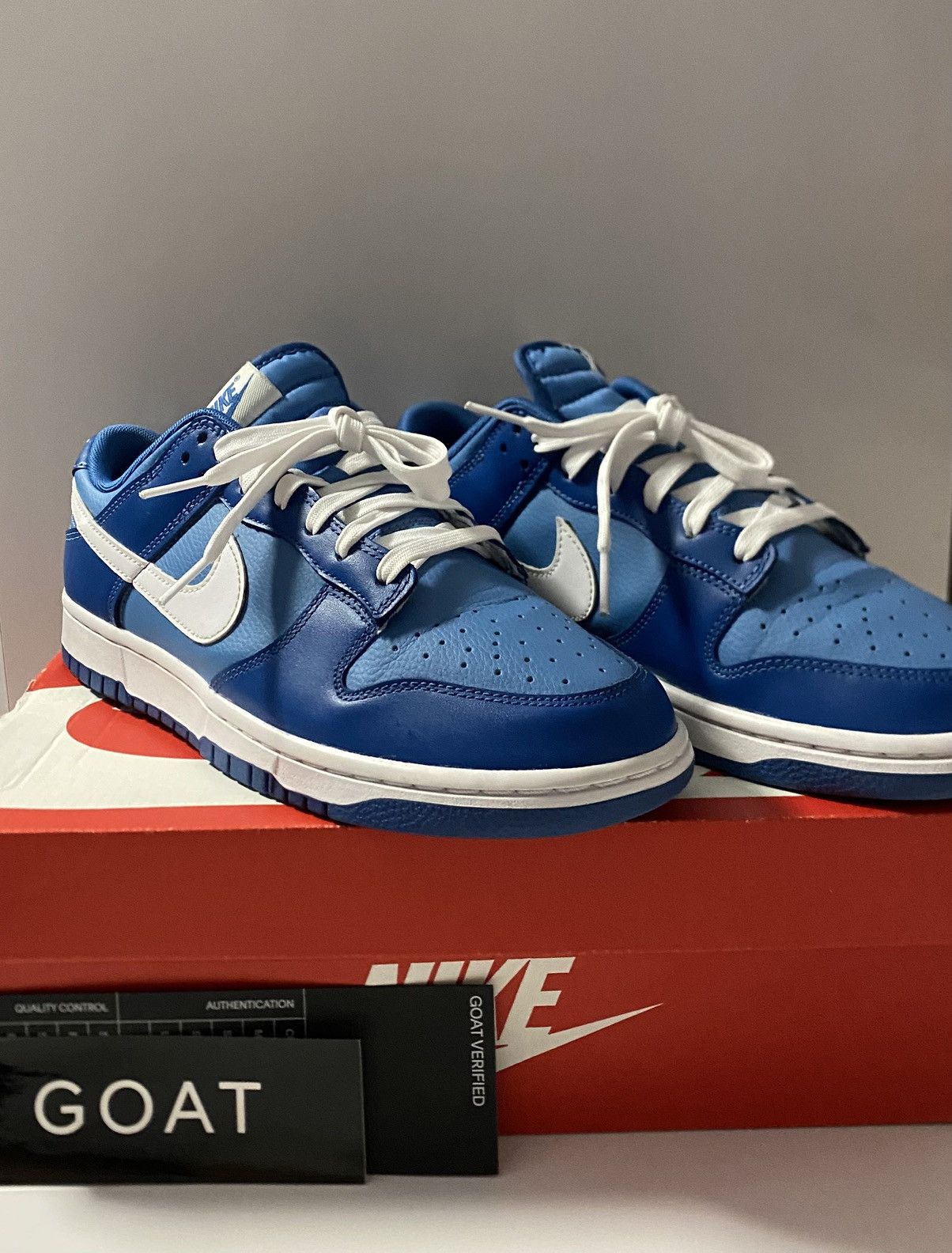 Nike Nike Dunk Low "Dark Marina Blue” Size US 9 / EU 42 - 3 Thumbnail