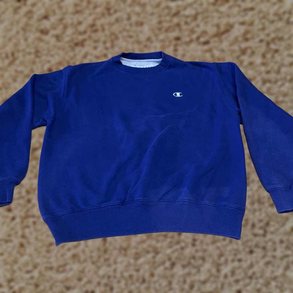Champion Champion Sweatshirt Mens Medium Blue Crewneck Pullover Fleece Embroidered C Size US M / EU 48-50 / 2 - 1 Thumbnail