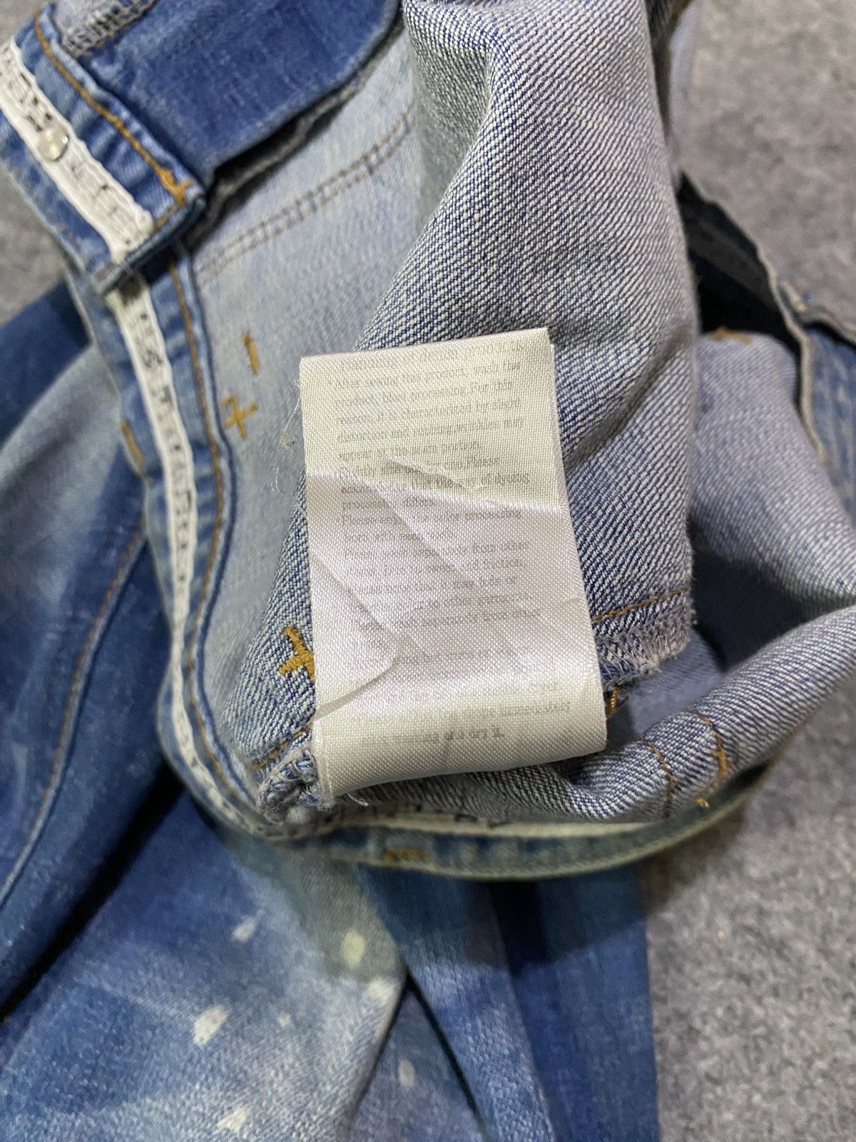 Number (N)ine Number (N)ine Distressed Denim Pants Size US 32 / EU 48 - 11 Thumbnail