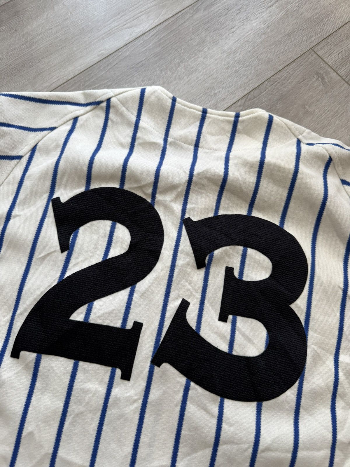 Descente Takasho #23 Game-Worn Vintage Japan Baseball Jersey Size US L / EU 52-54 / 3 - 6 Thumbnail