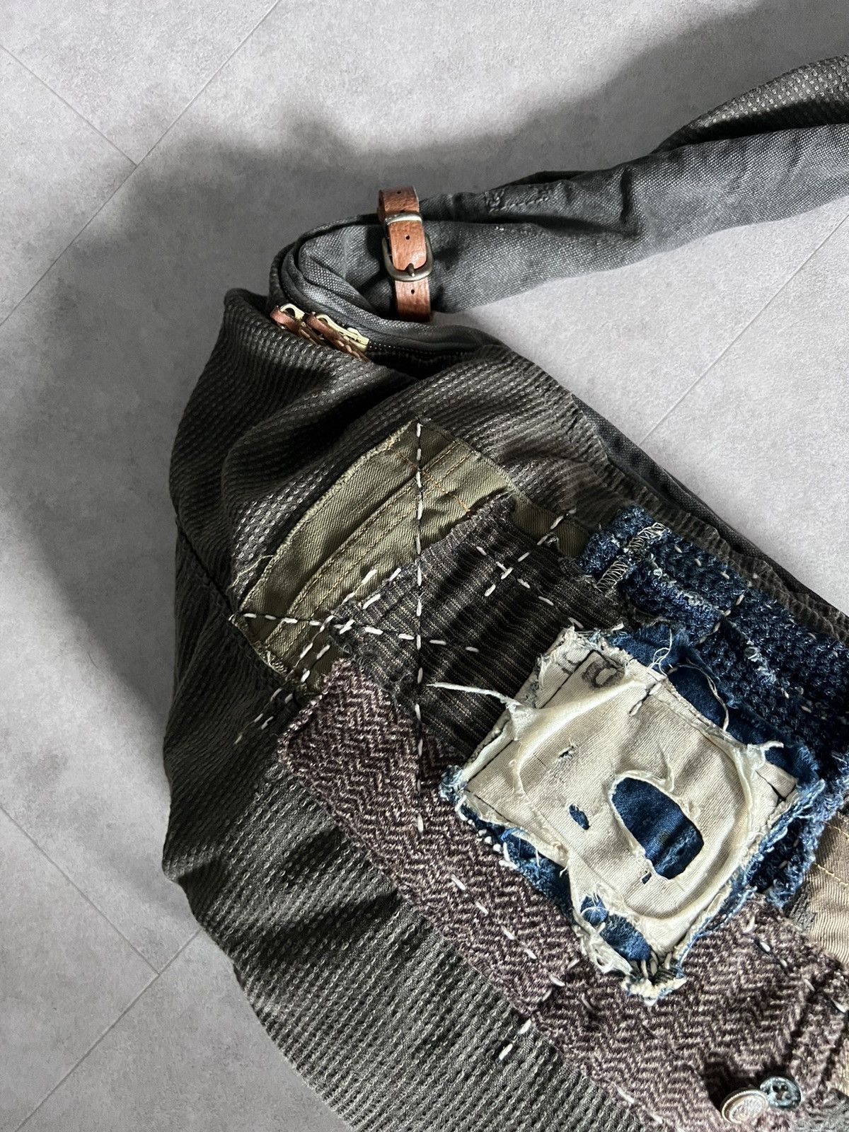 Kapital × Kapital Kountry Century Boro Sashiko Snufkin Bag Size ONE SIZE - 4 Thumbnail