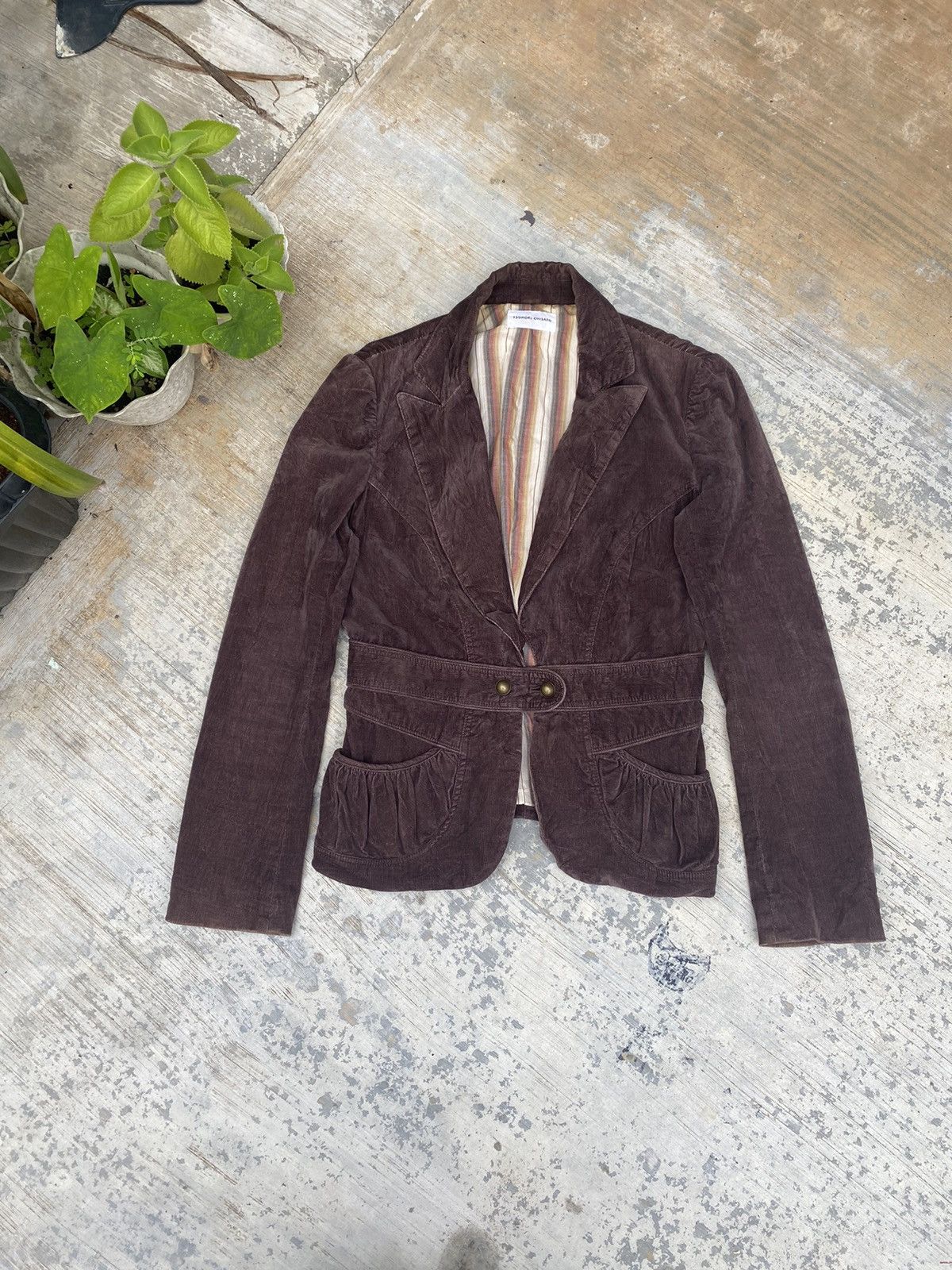 Tsumori Chisato Tsumori Chisato Velvet Sport Coat Size S / US 4 / IT 40 - 1 Thumbnail