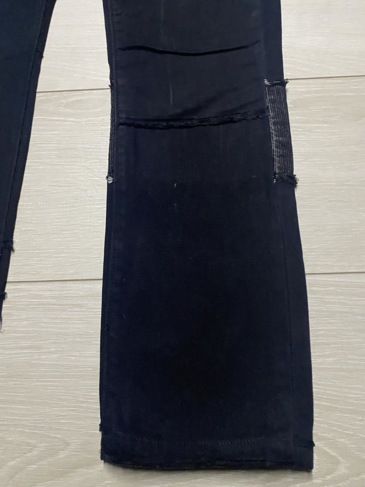 NANO universe Vintage Nano Univers Black Denim Skinny Style Jeans Size US 32 / EU 48 - 10 Thumbnail
