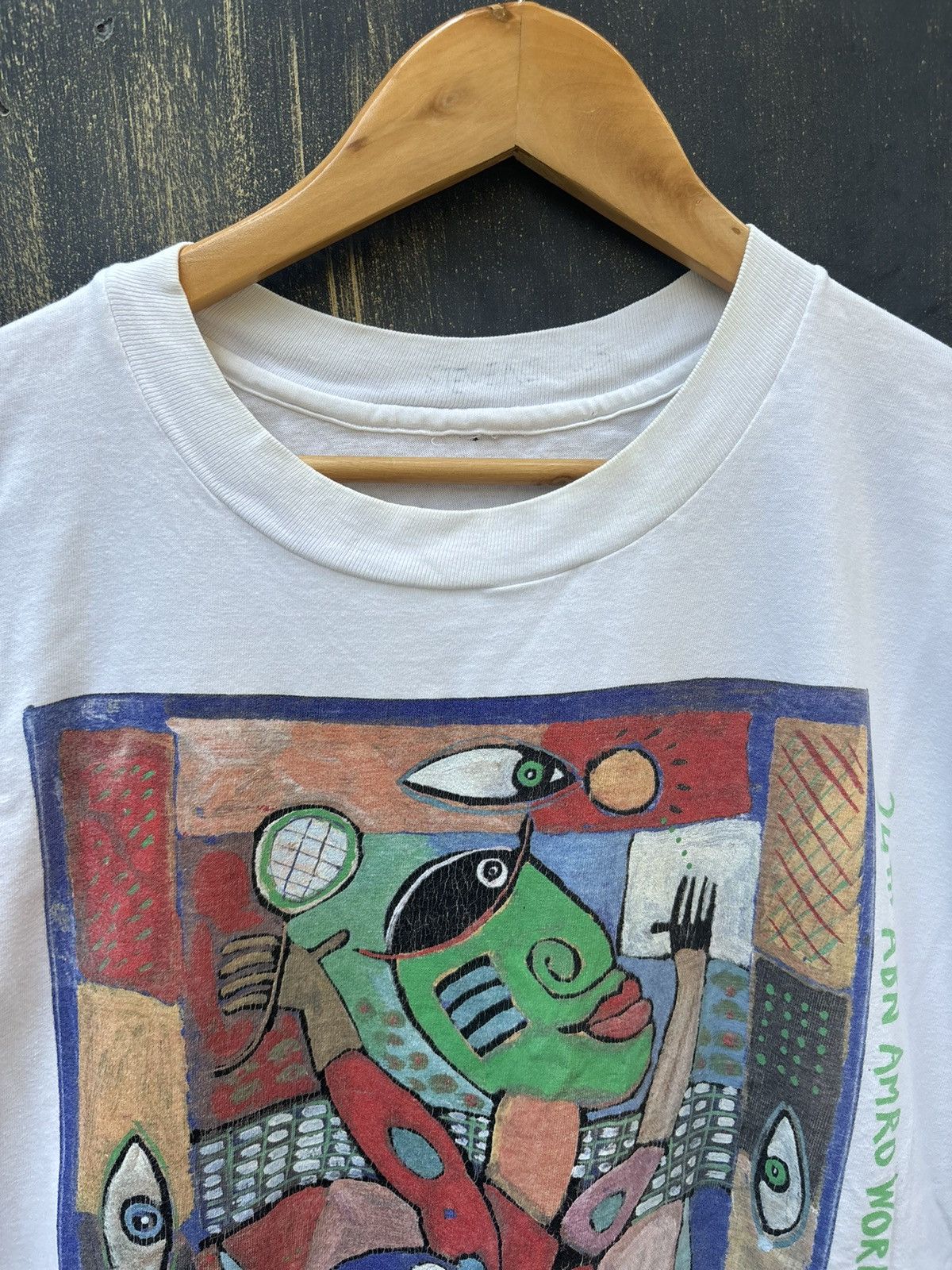 Vintage RARE! Vintage 90’s Art Promo World Tennis Tournament Size US XXL / EU 58 / 5 - 5 Thumbnail