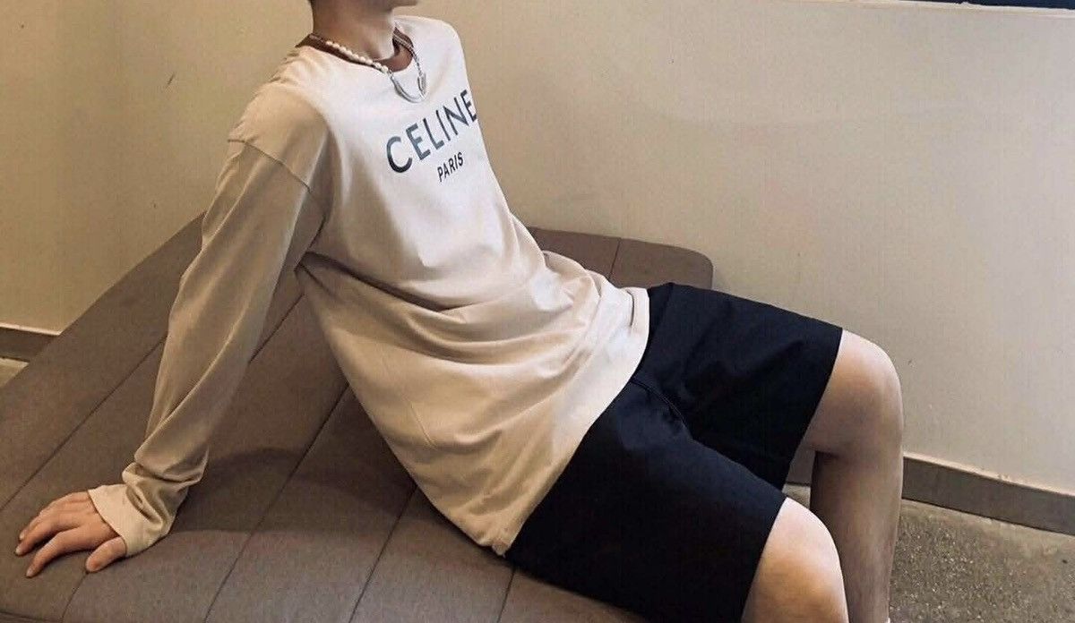 Celine Celine Paris Logo Long Sleeve Shirt Size US L / EU 52-54 / 3 - 8 Thumbnail