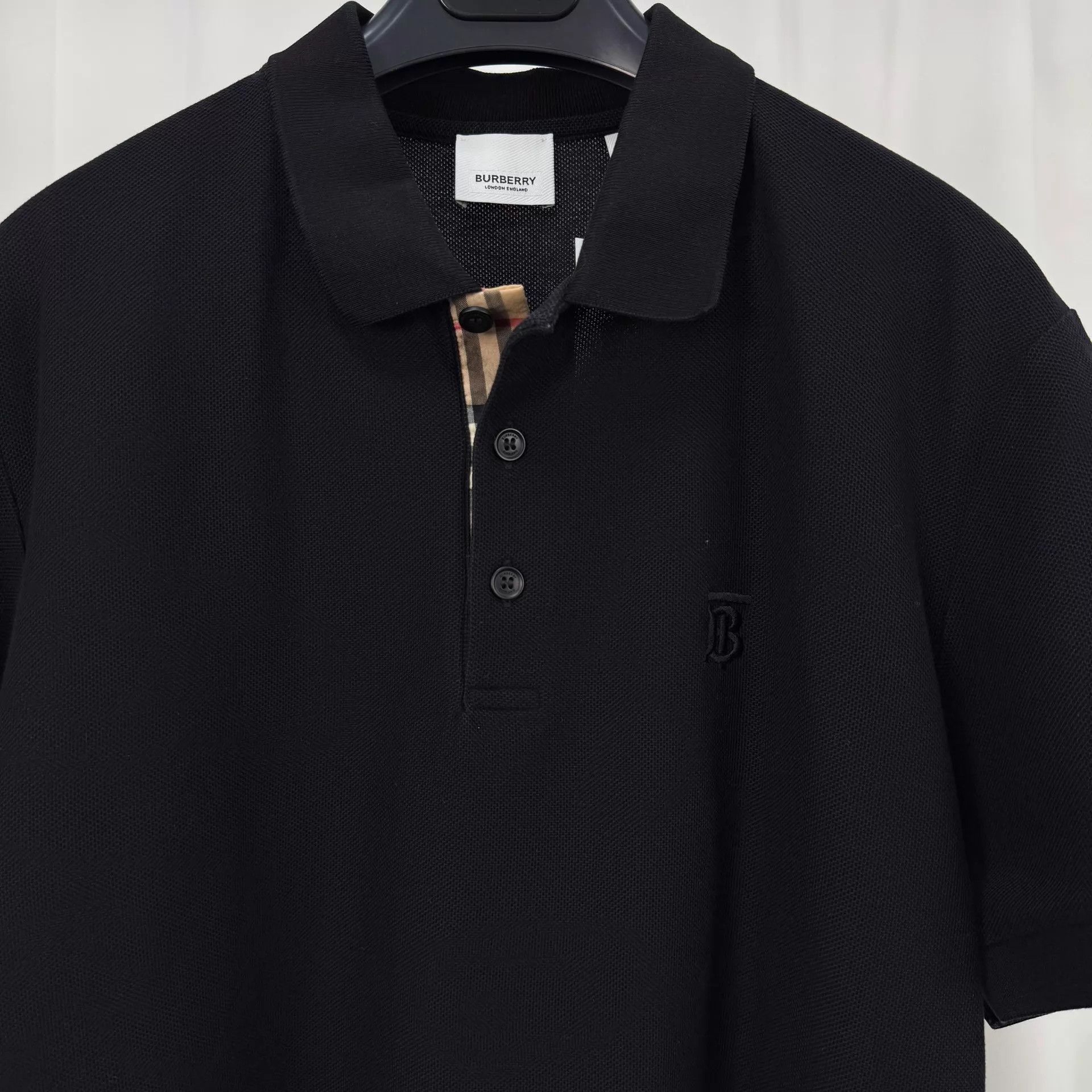 Burberry Burberry Embroidered P Check Polo L 99 New Size US L / EU 52-54 / 3 - 3 Thumbnail