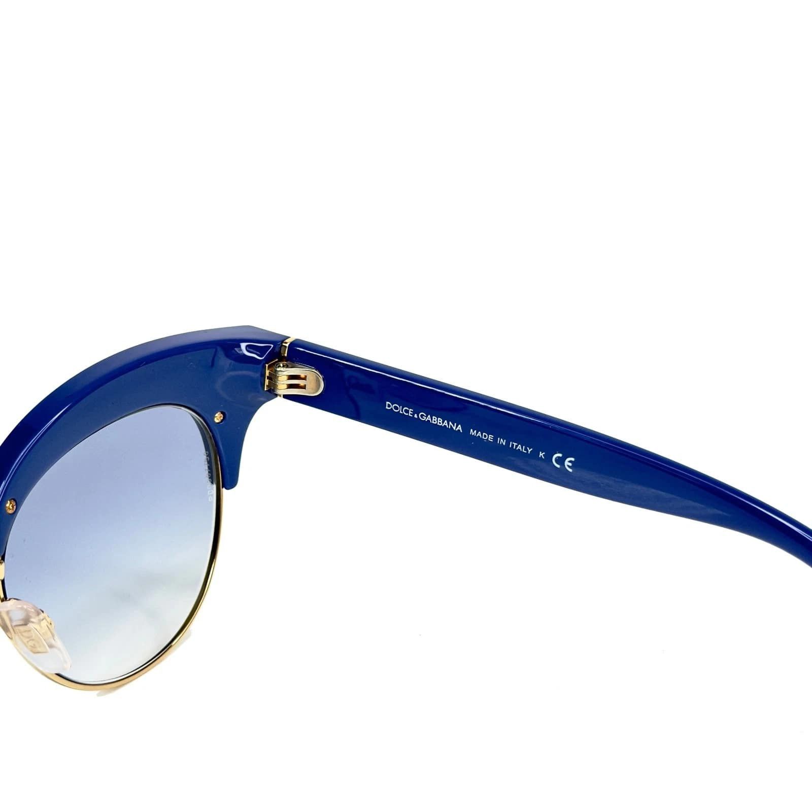 Dolce & Gabbana DOLCE & GABBANA DG6109 6109 Blue Gradient Fashion Sunglasses Size ONE SIZE - 7 Thumbnail