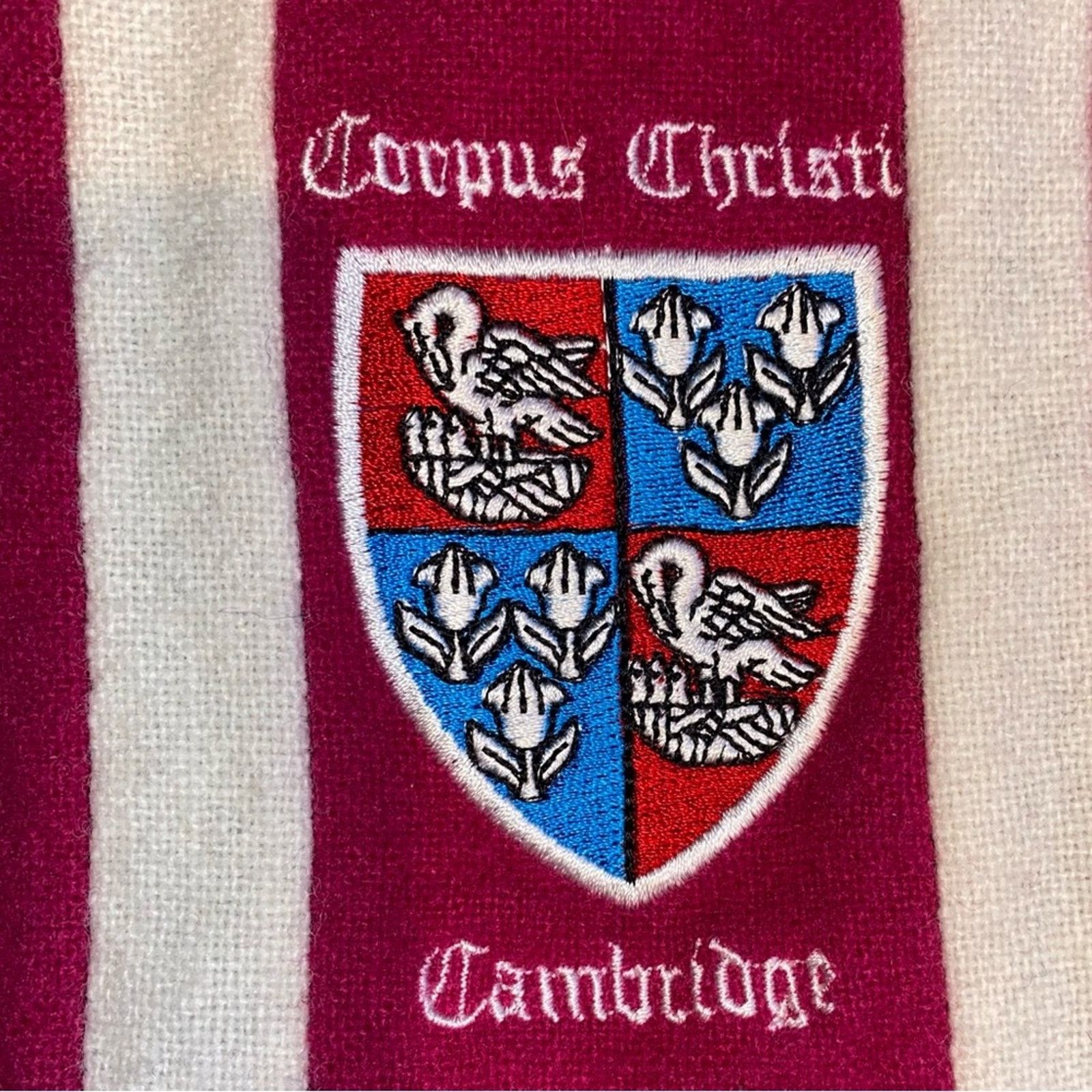 Hardy Amies Vtg Ryder & Amies Cambridge Corpus Christi Wool Scarf Size ONE SIZE - 5 Thumbnail