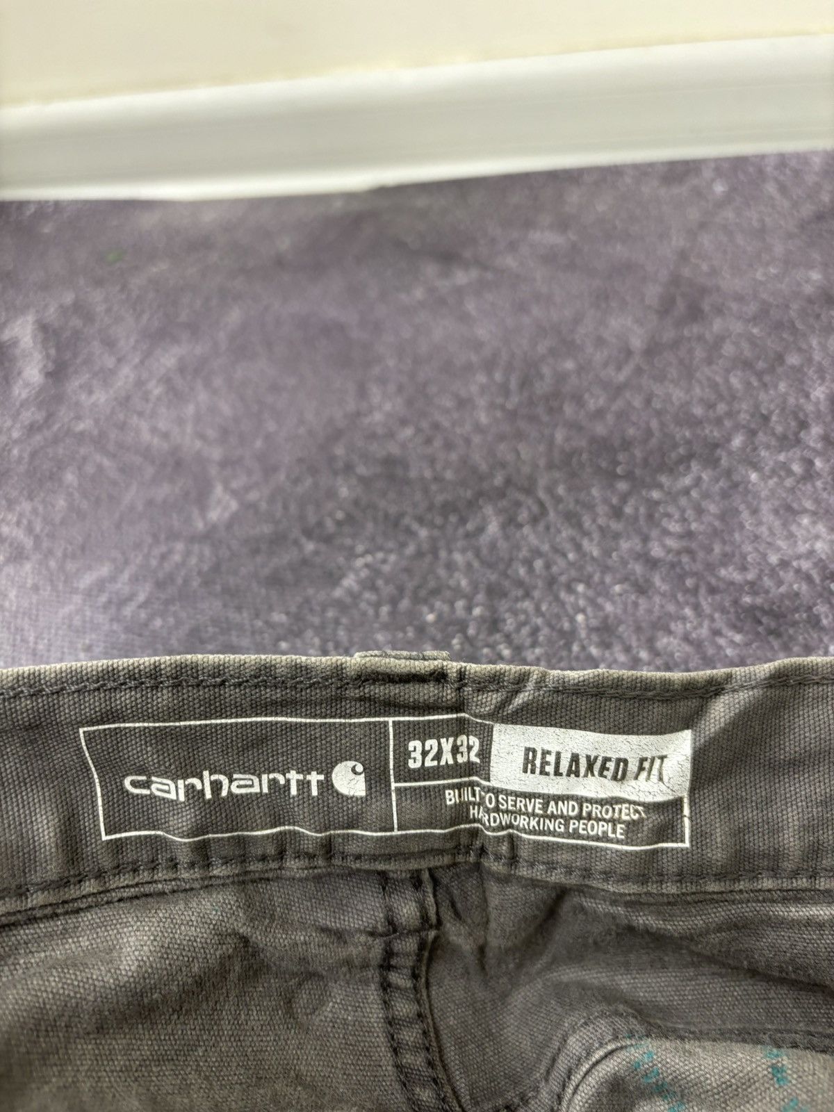Carhartt Vintage Carhartt USA Gray Y2K Work Hype Pants Jeans Size US 32 / EU 48 - 14 Thumbnail