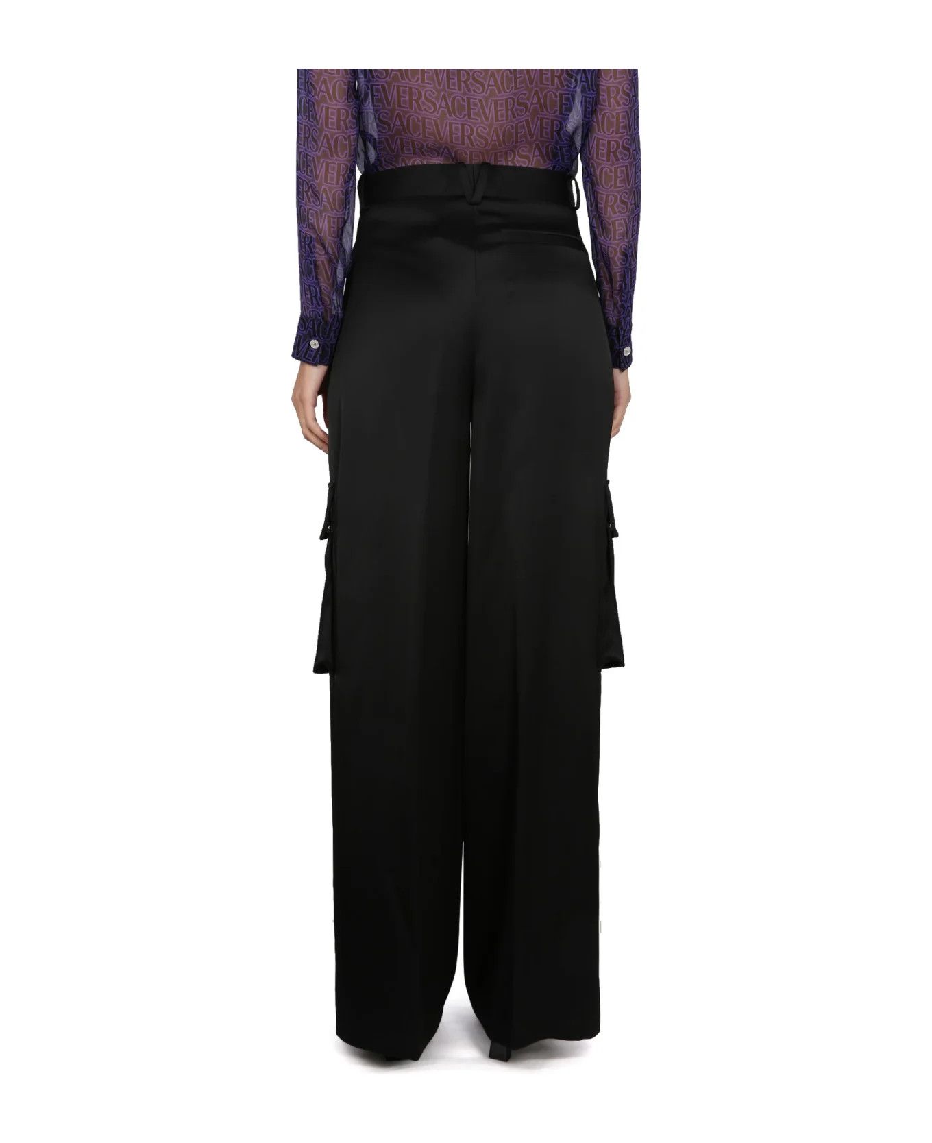 Versace o1y0226 Cargo Pant in Black Size 27" / US 4 / IT 40 - 4 Thumbnail