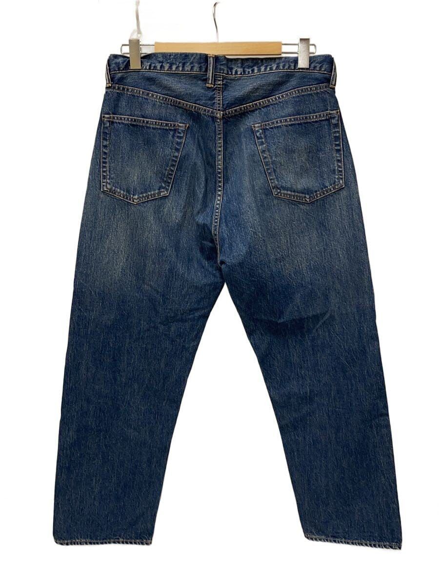 A.PRESSE Blue Cotton Washed Denim Wide Pants Bottoms Size US 34 / EU 50 - 2 Thumbnail