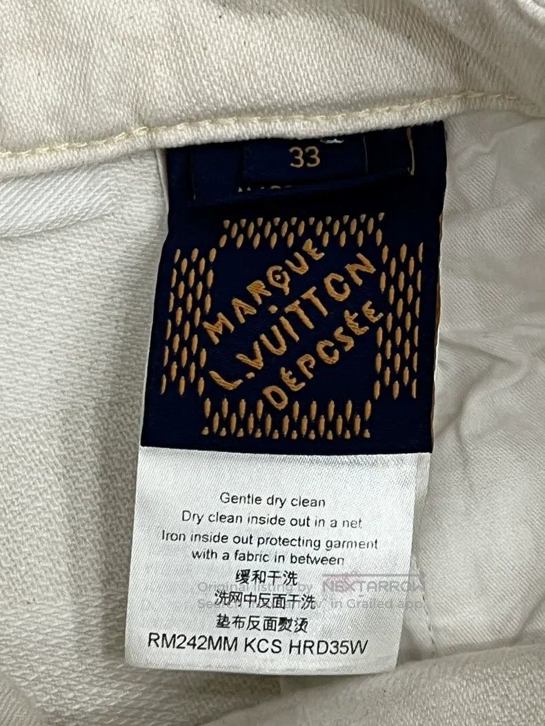 Louis Vuitton Louis Vuitton Checkerboard denim pants Size US 33 - 7 Thumbnail