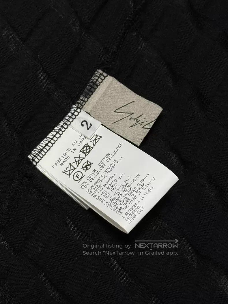 Yohji Yamamoto Yohji Yamamoto Sheer striped knitted cardigan| Size US M / EU 48-50 / 2 - 6 Thumbnail