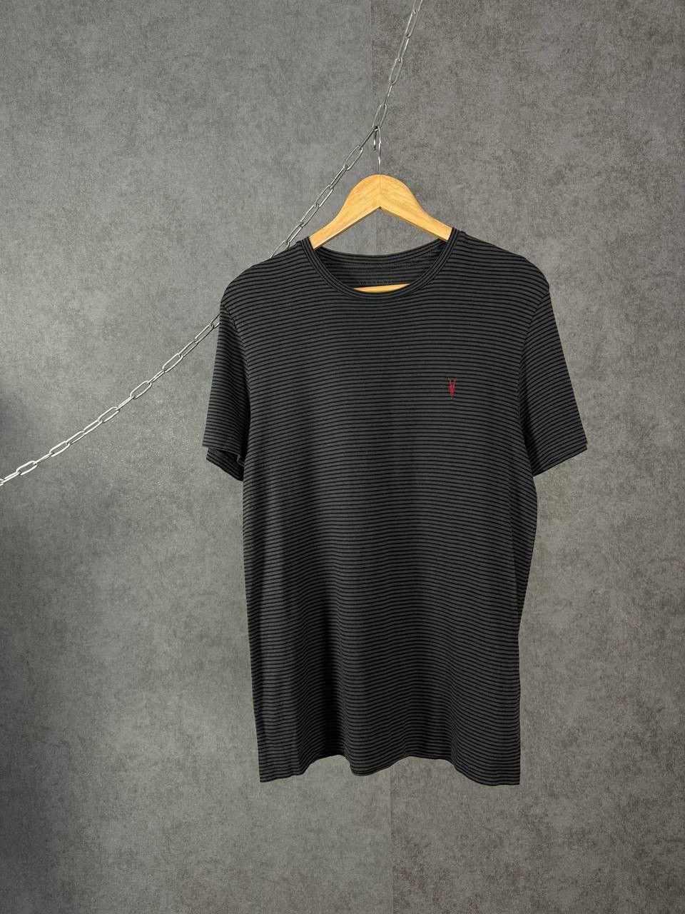 Allsaints Allsaints designer striped logo tee Size US M / EU 48-50 / 2 - 1 Thumbnail