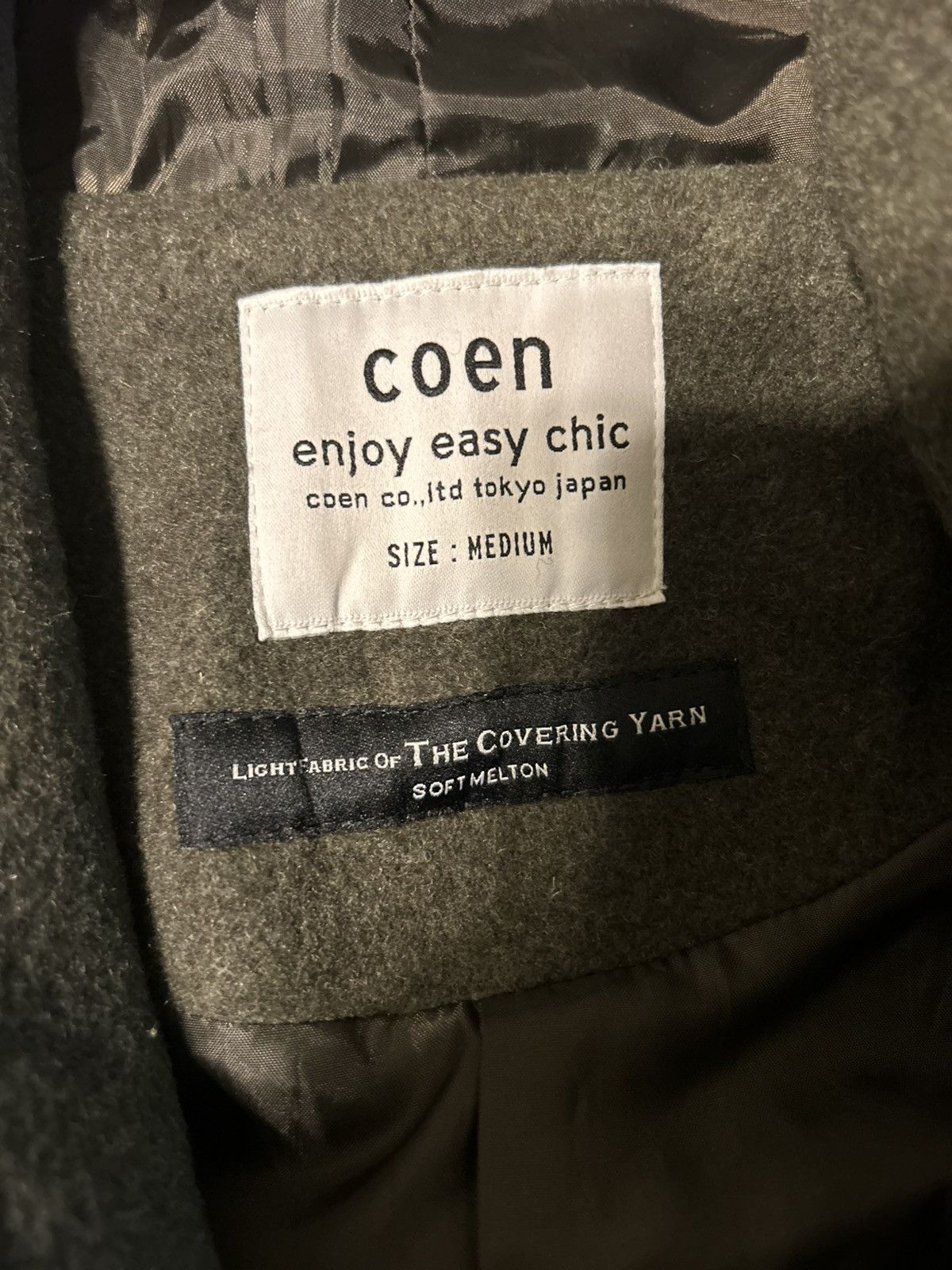 If Six Was Nine Vintage COEN Japanese Wool Trench Coat With Hoodie Size US M / EU 48-50 / 2 - 2 Thumbnail