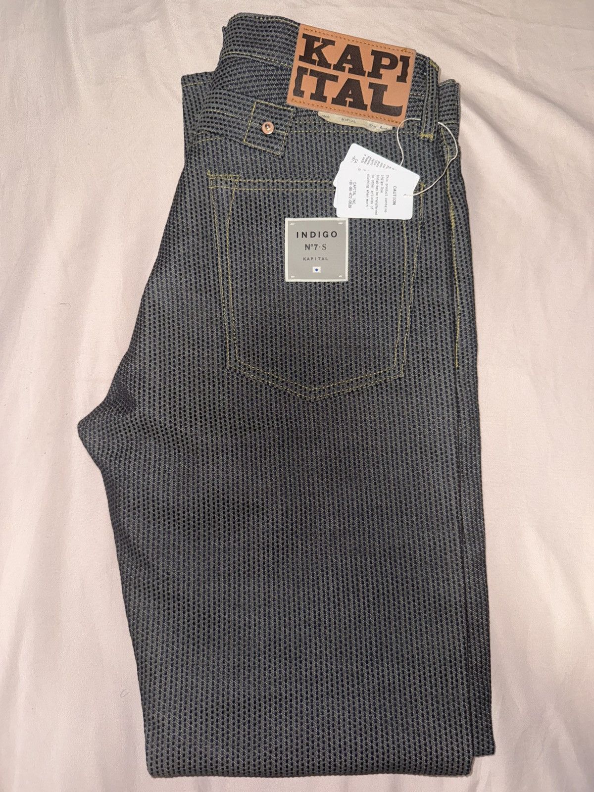 Kapital Kapital Century Denim 5P Monkey Cisco No. 7+S (Sumi) Size US 32 / EU 48 - 1 Thumbnail