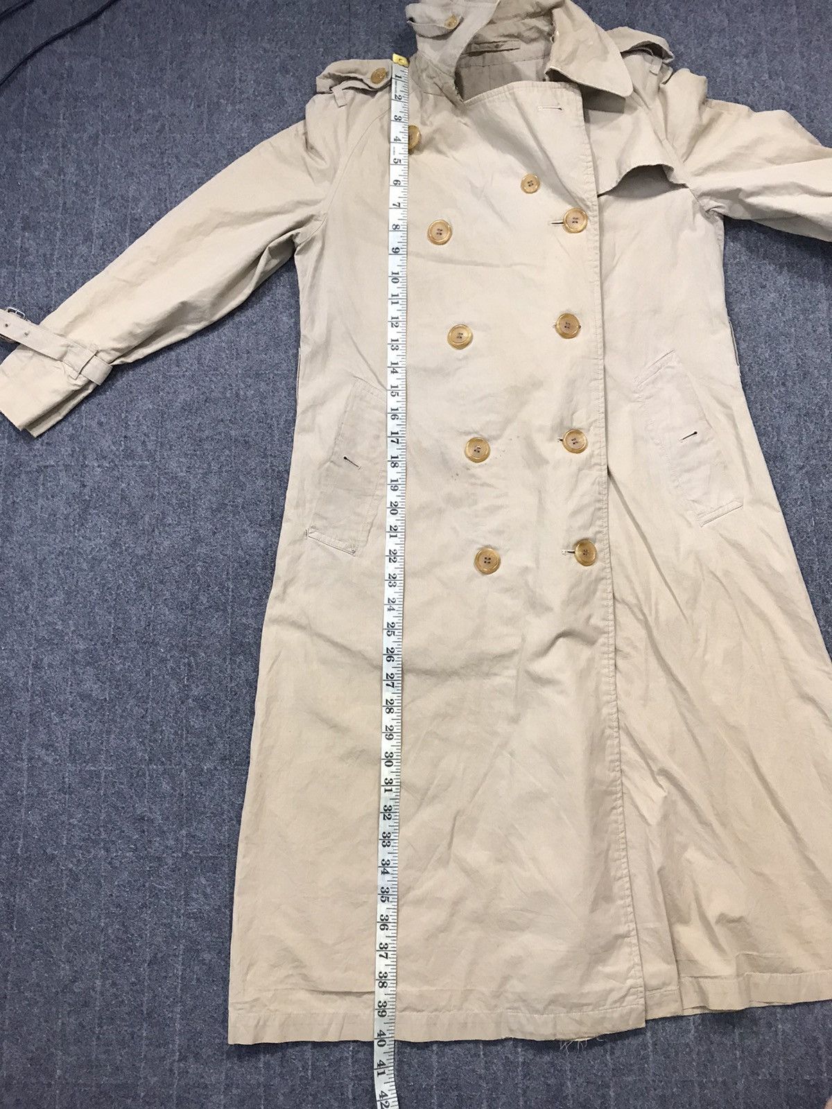 Burberry 90s Burberrys London For Maruzen Tokyo Trench Coat Jacket Size US S / EU 44-46 / 1 - 10 Thumbnail