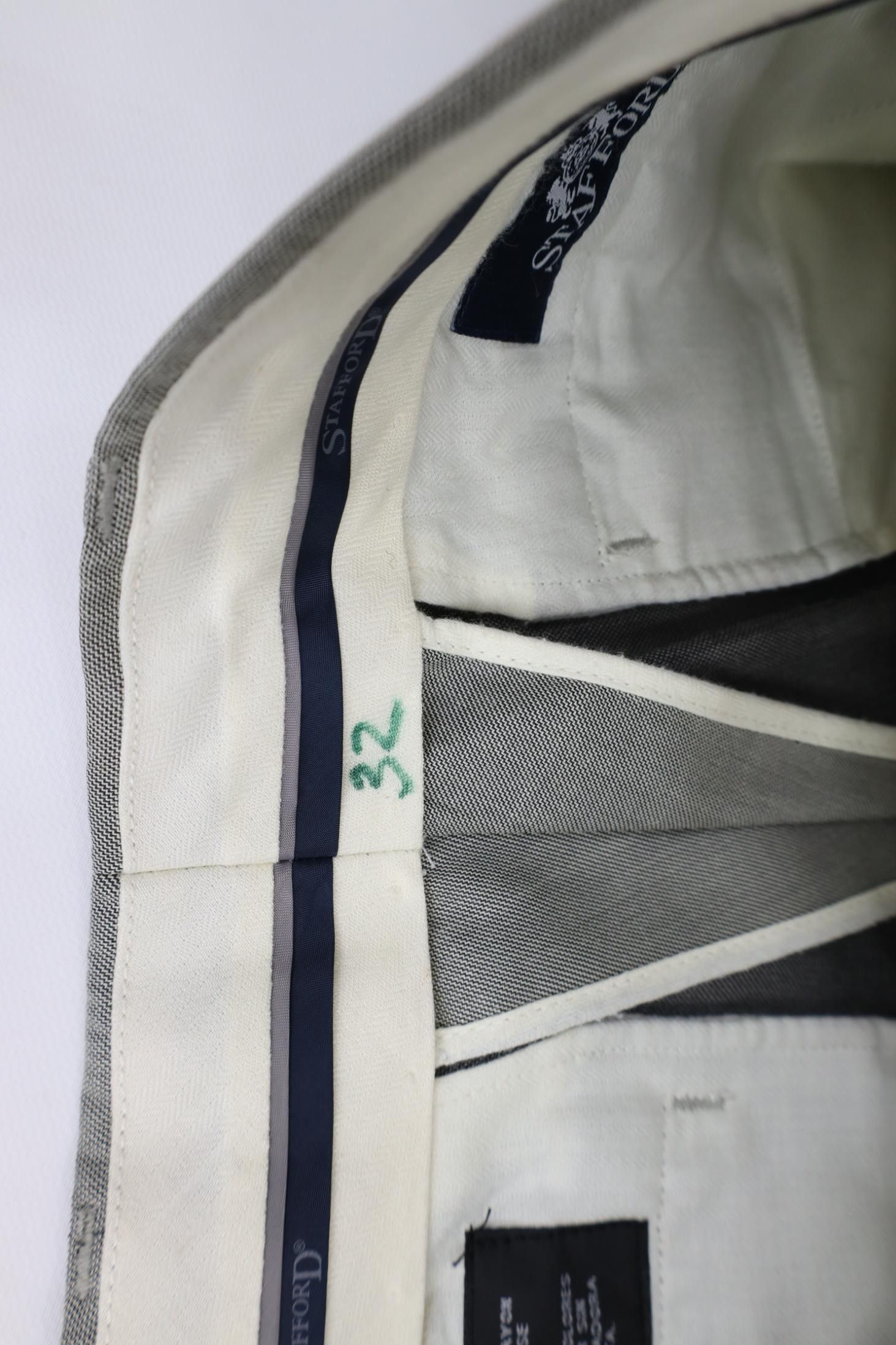 Vintage Vintage 90s Streetwear Gabardine Knit Wide Leg Chino Pants Size US 32 / EU 48 - 8 Thumbnail
