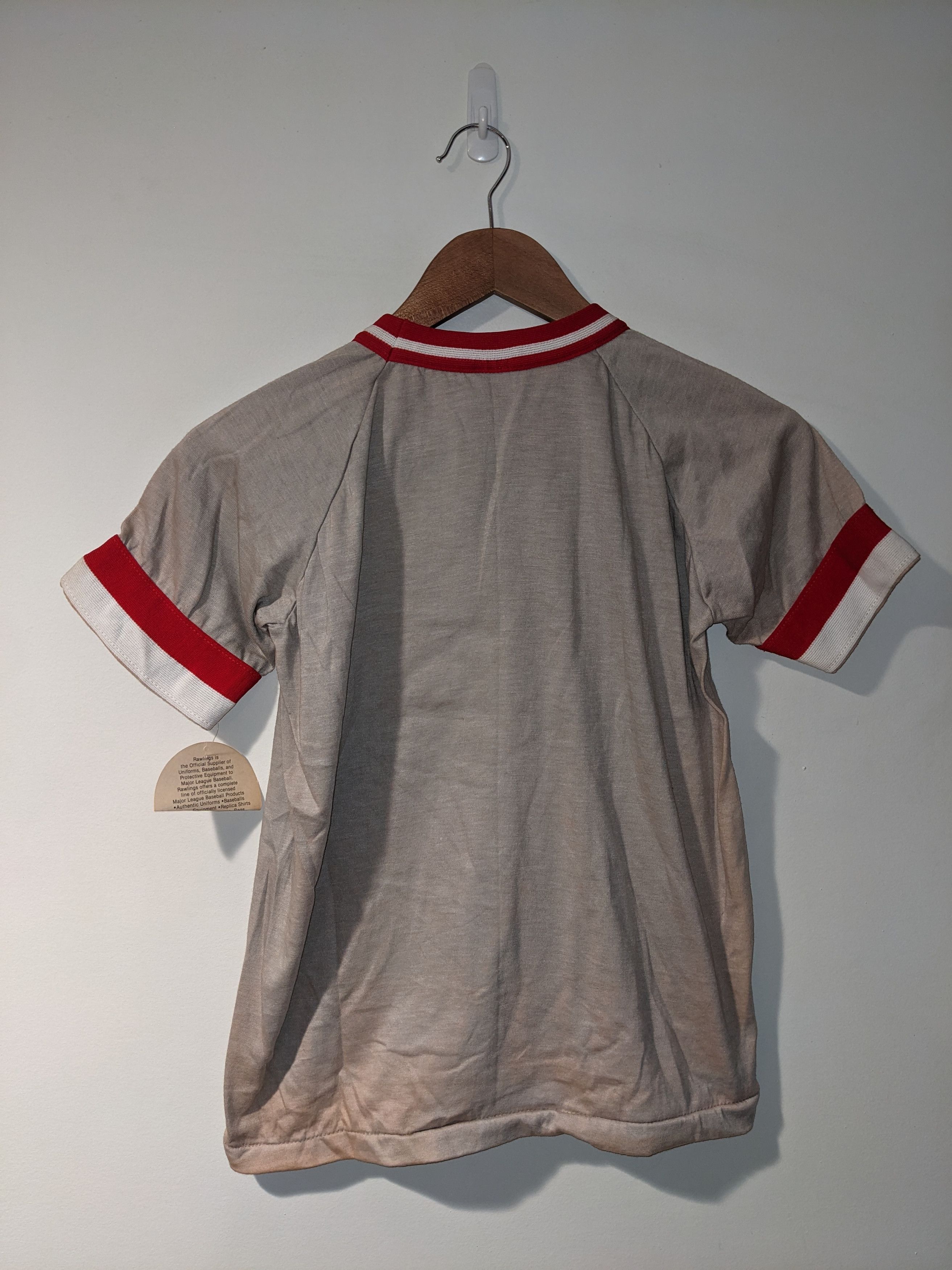 MLB × Vintage Vintage 80s Cincinnati Reds Rawlings YOUTH X-Large T-Shirt Size US XL / EU 56 / 4 - 10 Thumbnail