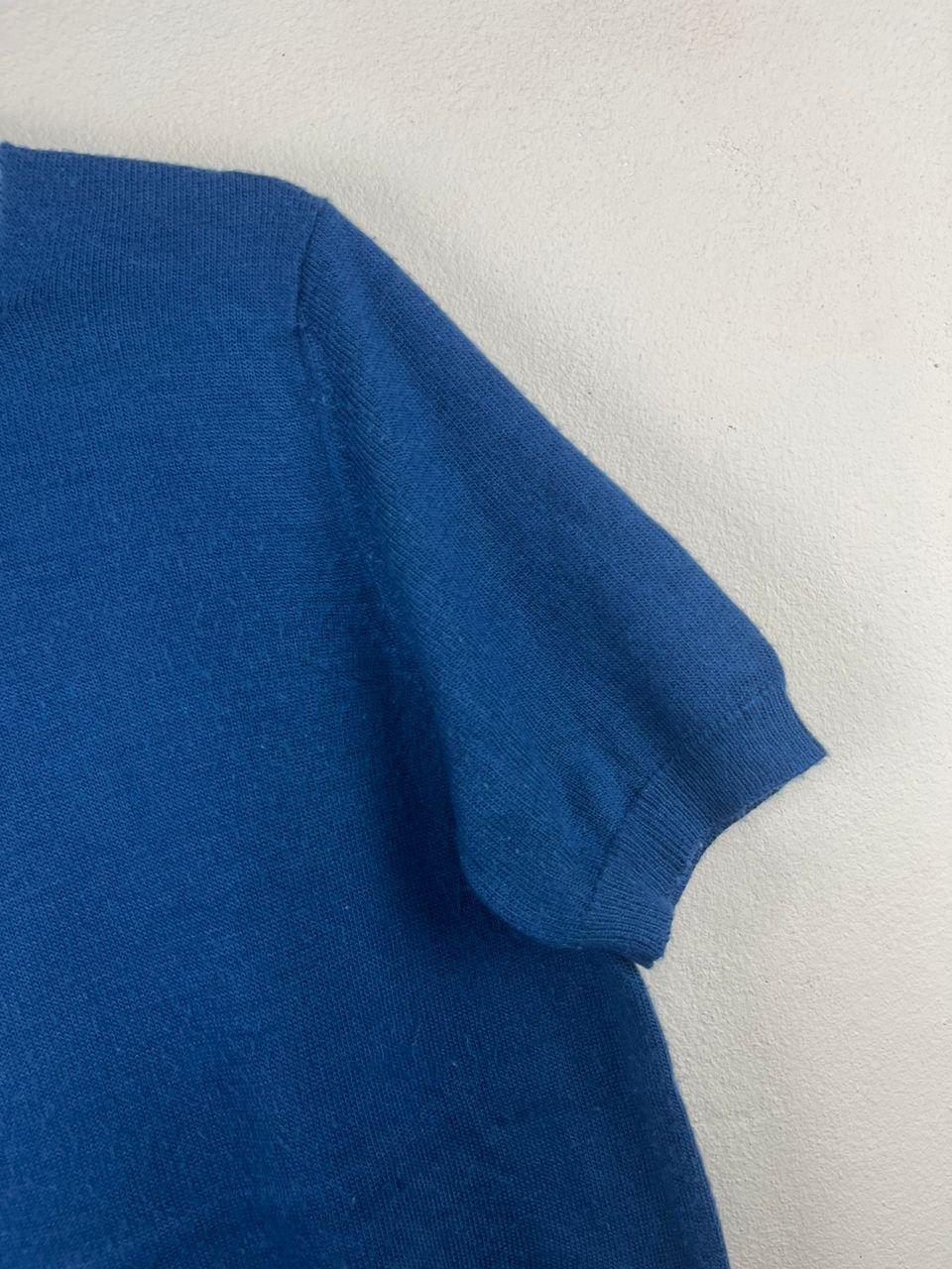 Comme des Garcons Homme Plus × Japanese Brand × Rei Kawakubo AD1998 Short Sleeve Knit Sweater Size US M / EU 48-50 / 2 - 8 Thumbnail
