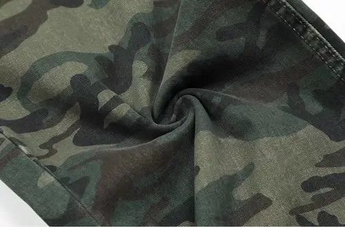 Jean Retro camouflage overalls hip hop casual straight trousers Size US 32 / EU 48 - 3 Thumbnail