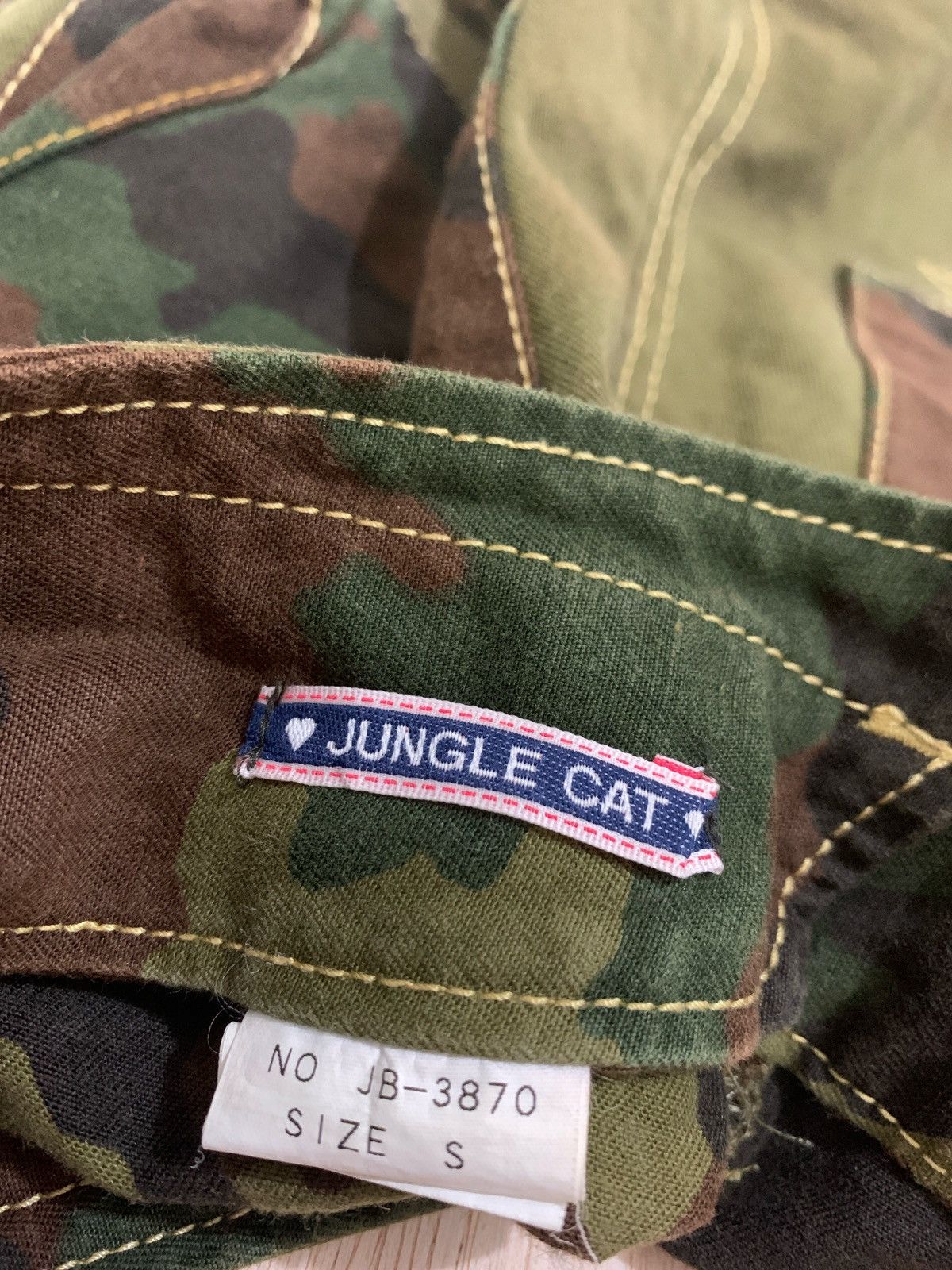 20471120 × Hysteric Glamour × Japanese Brand Y2k Jungle Cat Camo Ifsixwsnine Punk style Women's Size 30" / US 8 / IT 44 - 6 Thumbnail