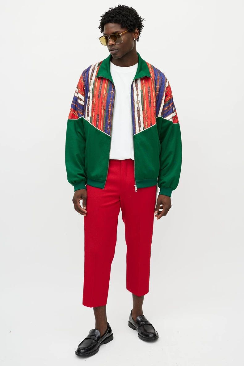 Gucci Gucci Horse buckle silk technology jacket Size US S / EU 44-46 / 1 - 8 Thumbnail