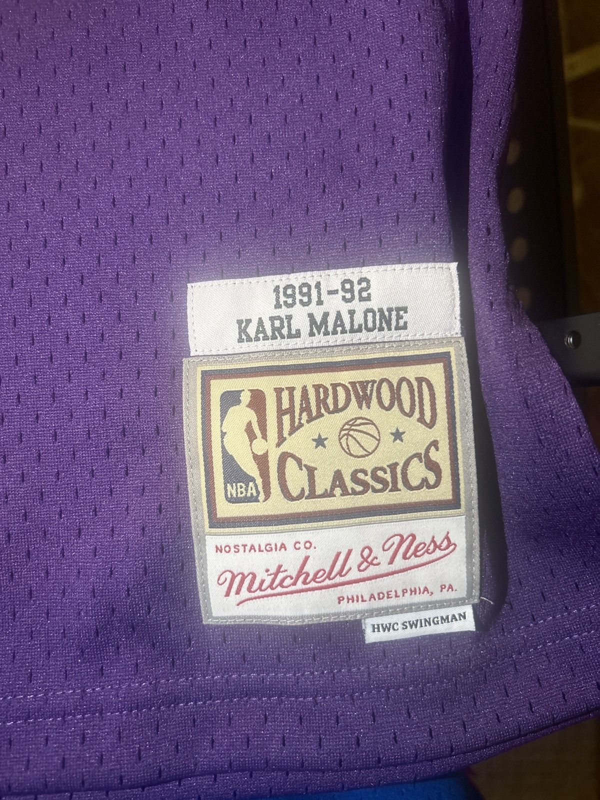 Mitchell & Ness Utah Jazz Karl Malone Vintage Mitchell and Ness Jersey Size US L / EU 52-54 / 3 - 5 Thumbnail