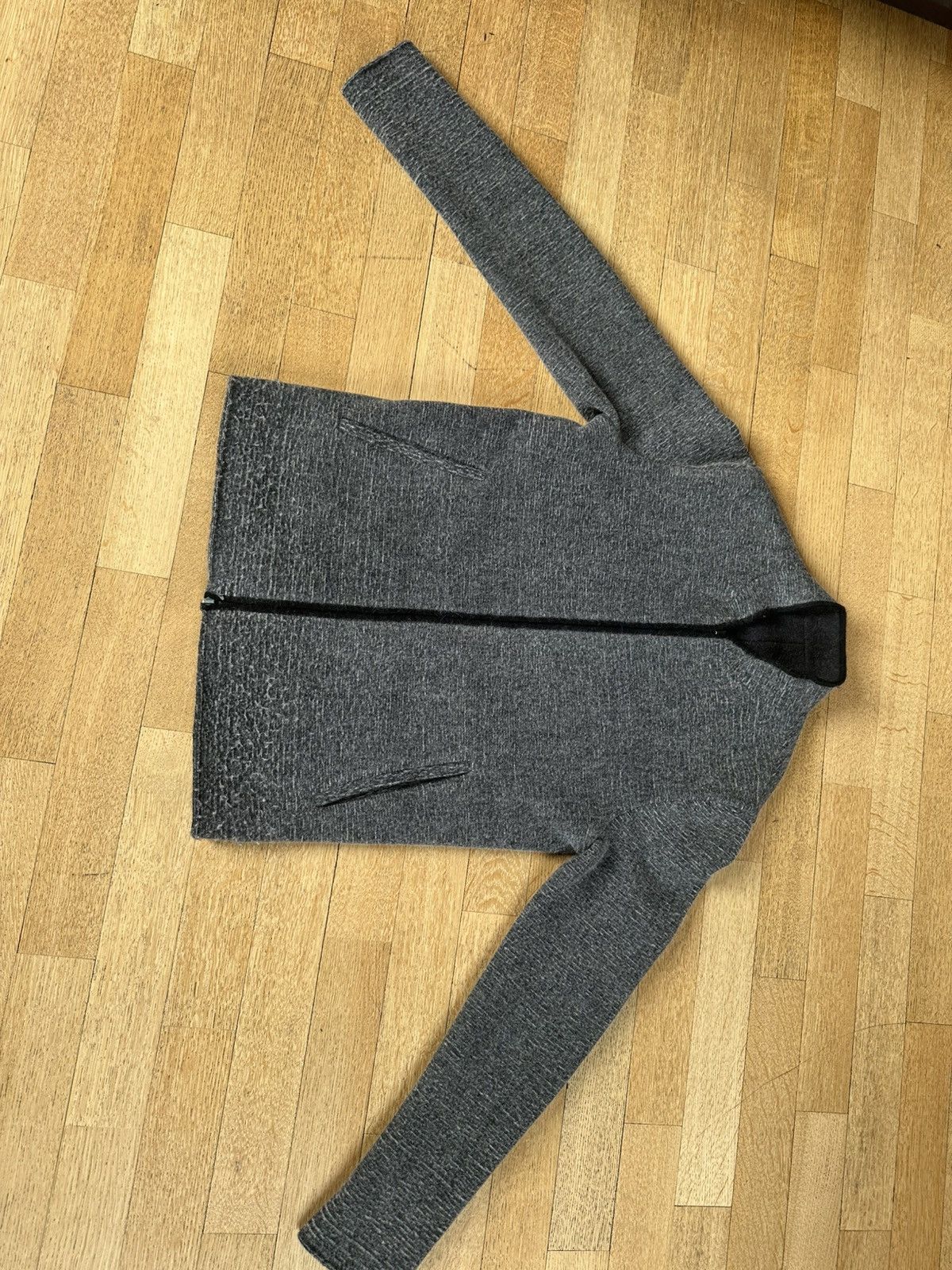 Label Under Construction Reversible wool and angora dark grey bomber Size US L / EU 52-54 / 3 - 8 Thumbnail