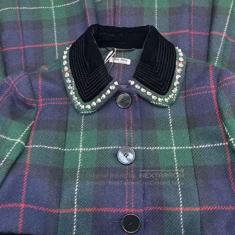 Miu Miu Miu Miu Color Block Wool Coat for Winter . Size M / US 6-8 / IT 42-44 - 6 Thumbnail
