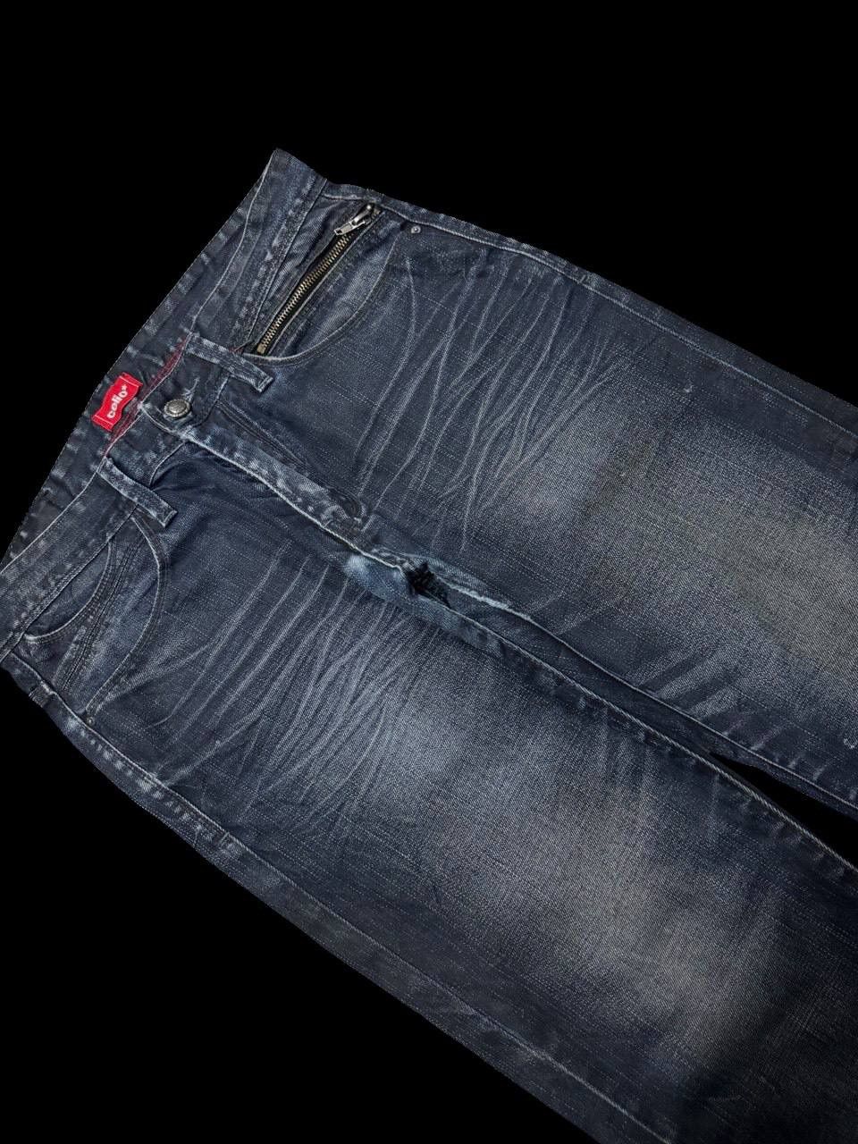 Other SICK Celio 🇯🇵 Insane Mudwash Distressed Whisker Dark Jeans Size US 32 / EU 48 - 6 Thumbnail
